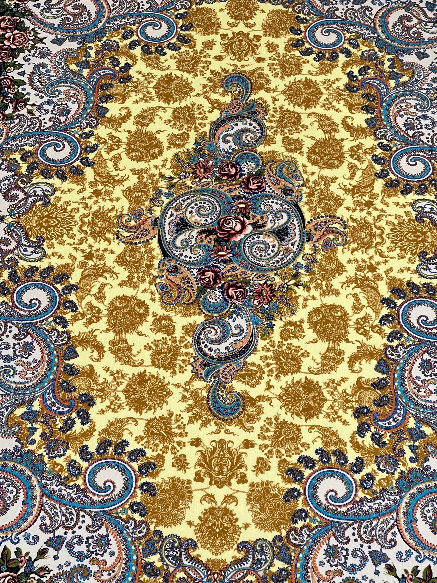 Irani Top Quality
Mixture of 12 colours
1500 Reeds Acrylic Rug With Jute Back (03)
Size : 6.6 Ft Width x 9.6 Ft Length