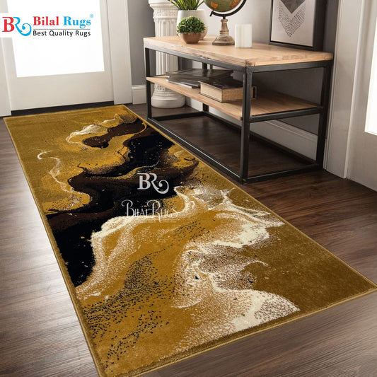 Beige Modern Polypropylene Woven Runner.
Size : 2.6 ft width x 6.6 ft length 
(80 cm x 200 cm)