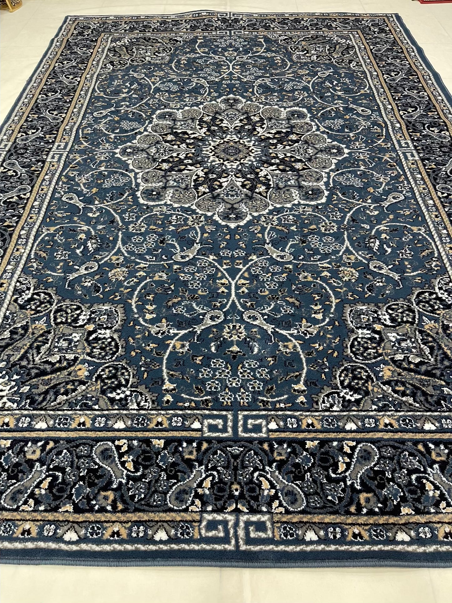 Persian Polypropylene Woven Rug.
Article-39-Blue