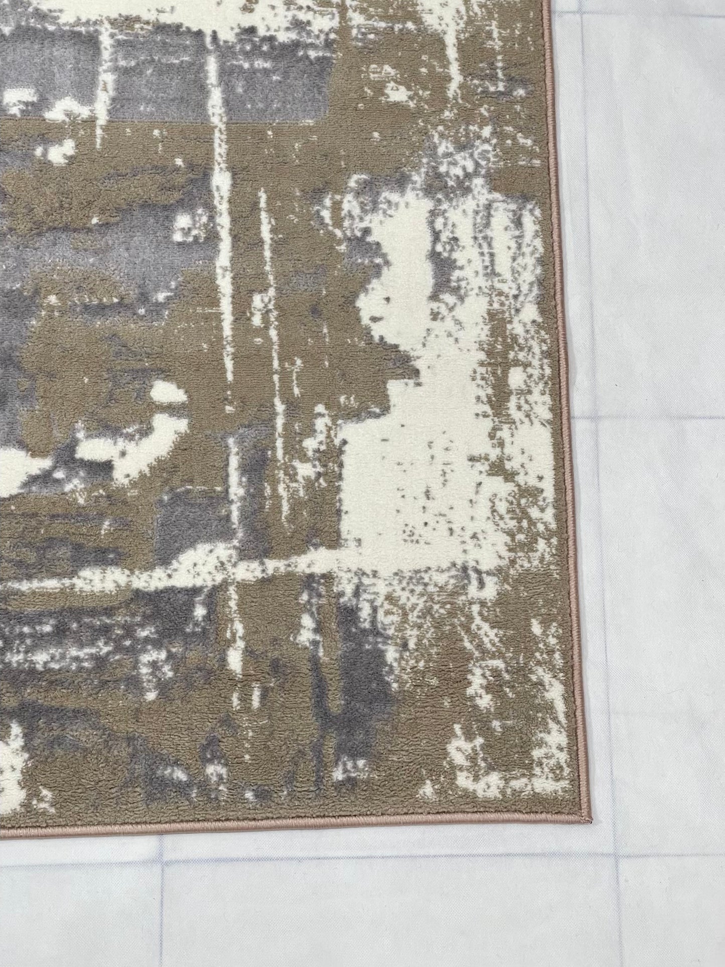 Pakistani Silk Woven Rug.(Article-1450-Light Beige)
Size : 5ft width x 7.3ft length (150cm x 220cm)
