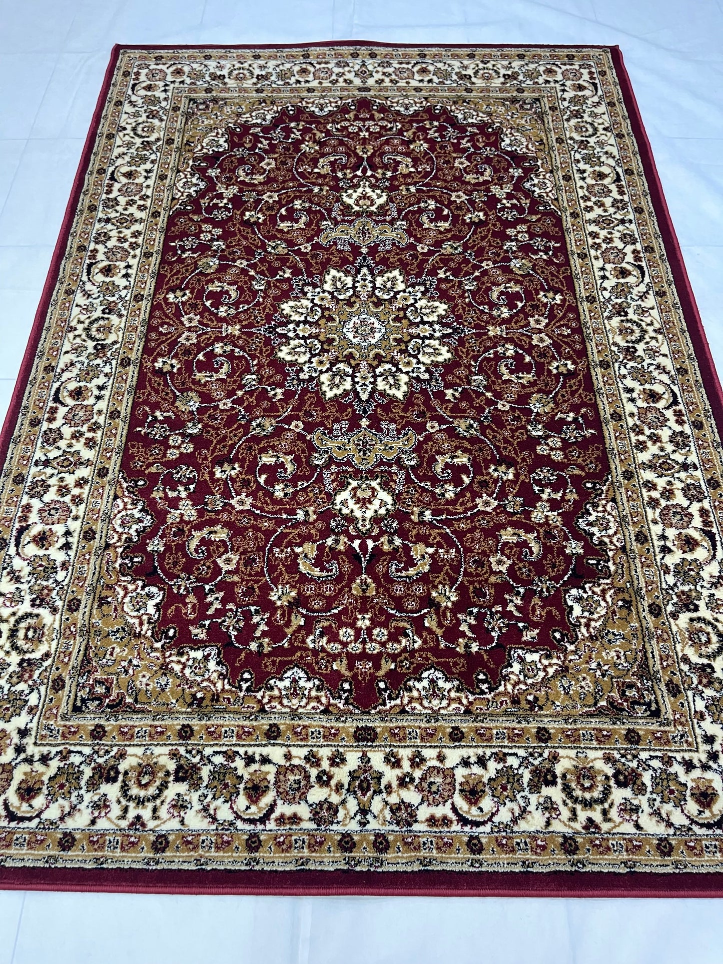 Persian Polypropylene Rug,back woven(Article-19-Red)