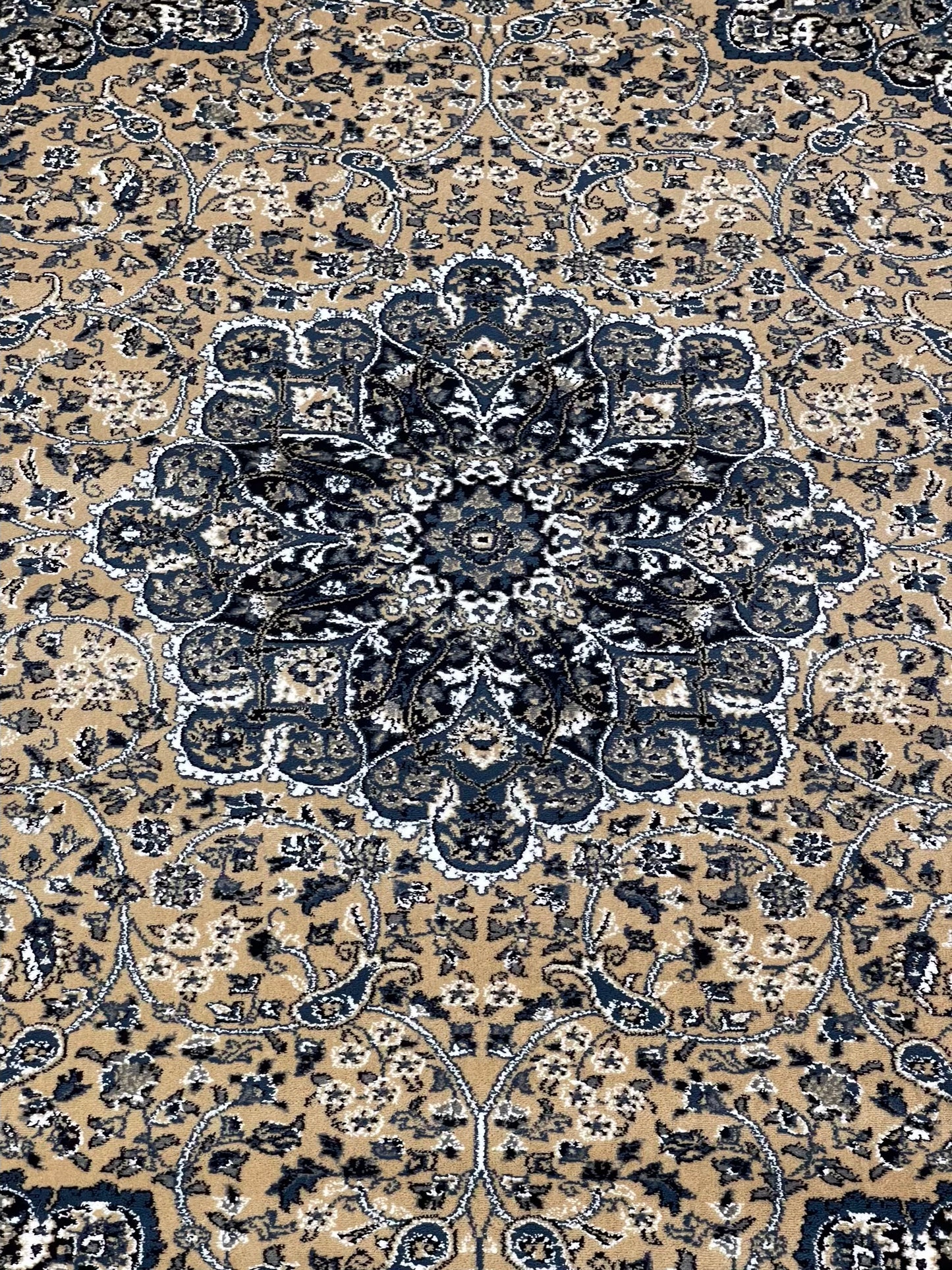 Persian polypropylene Rug,back woven(Article-27-Mink)
Size : 6.6 ft width x 9.6 ft length (200cm x 290cm)