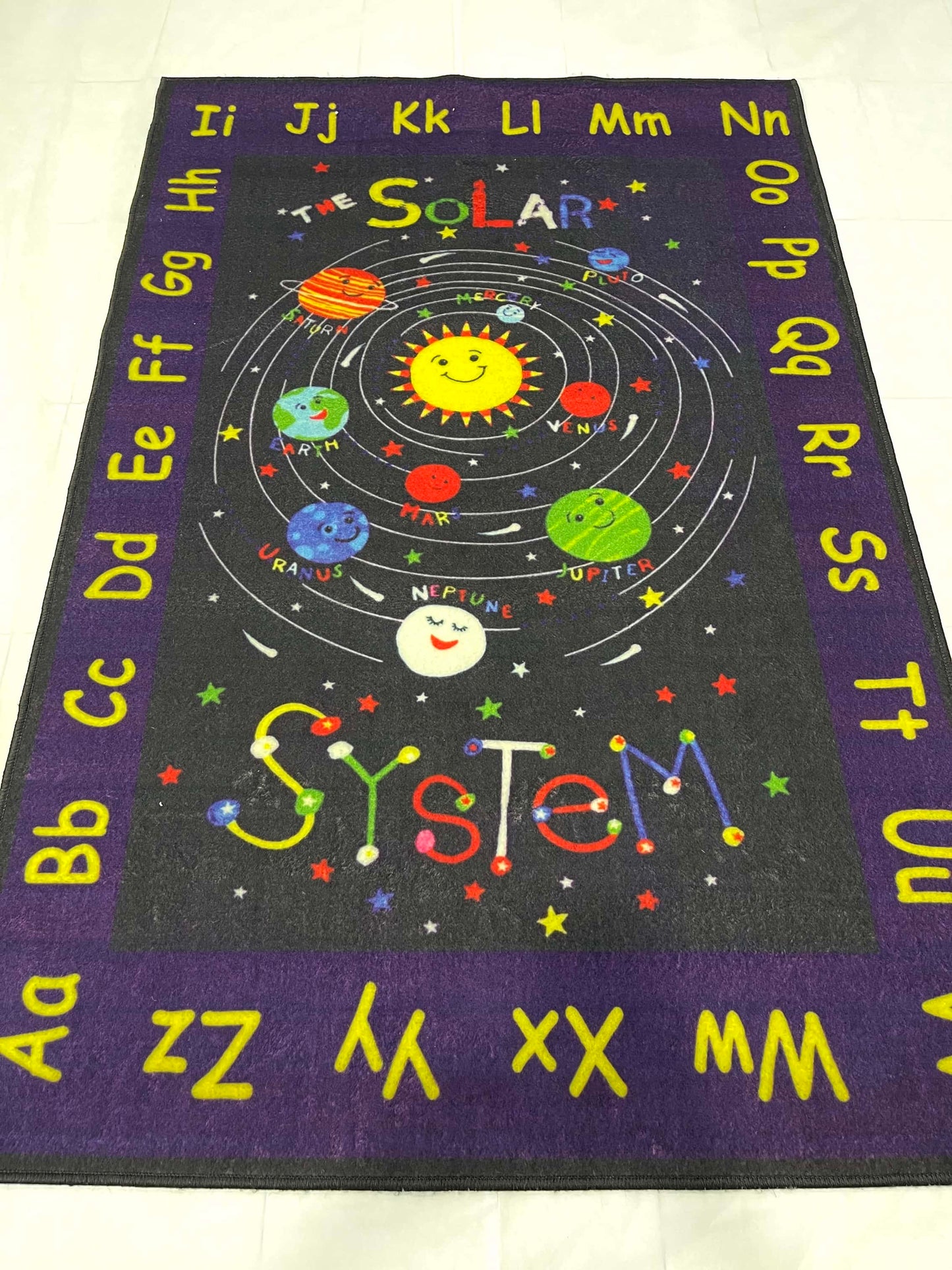 TPR Non Woven Rugs For Kids Room
Article-10-Black , Blue