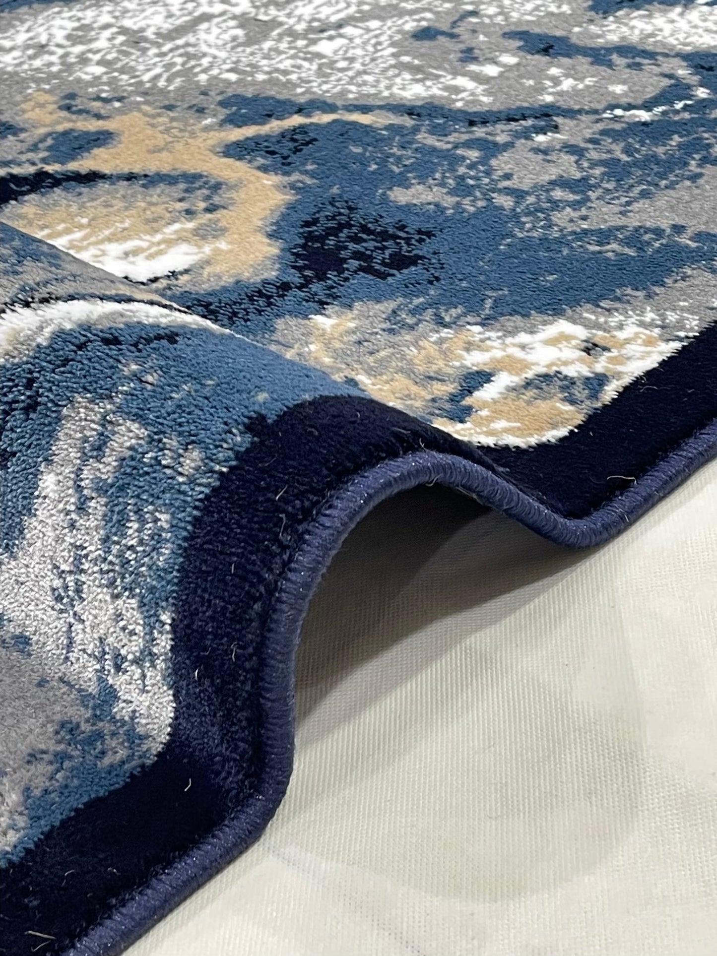 Modern polypropylene Rug,back woven(Article-319-Blue)
Size: 5 ft width x 7.3 ft length