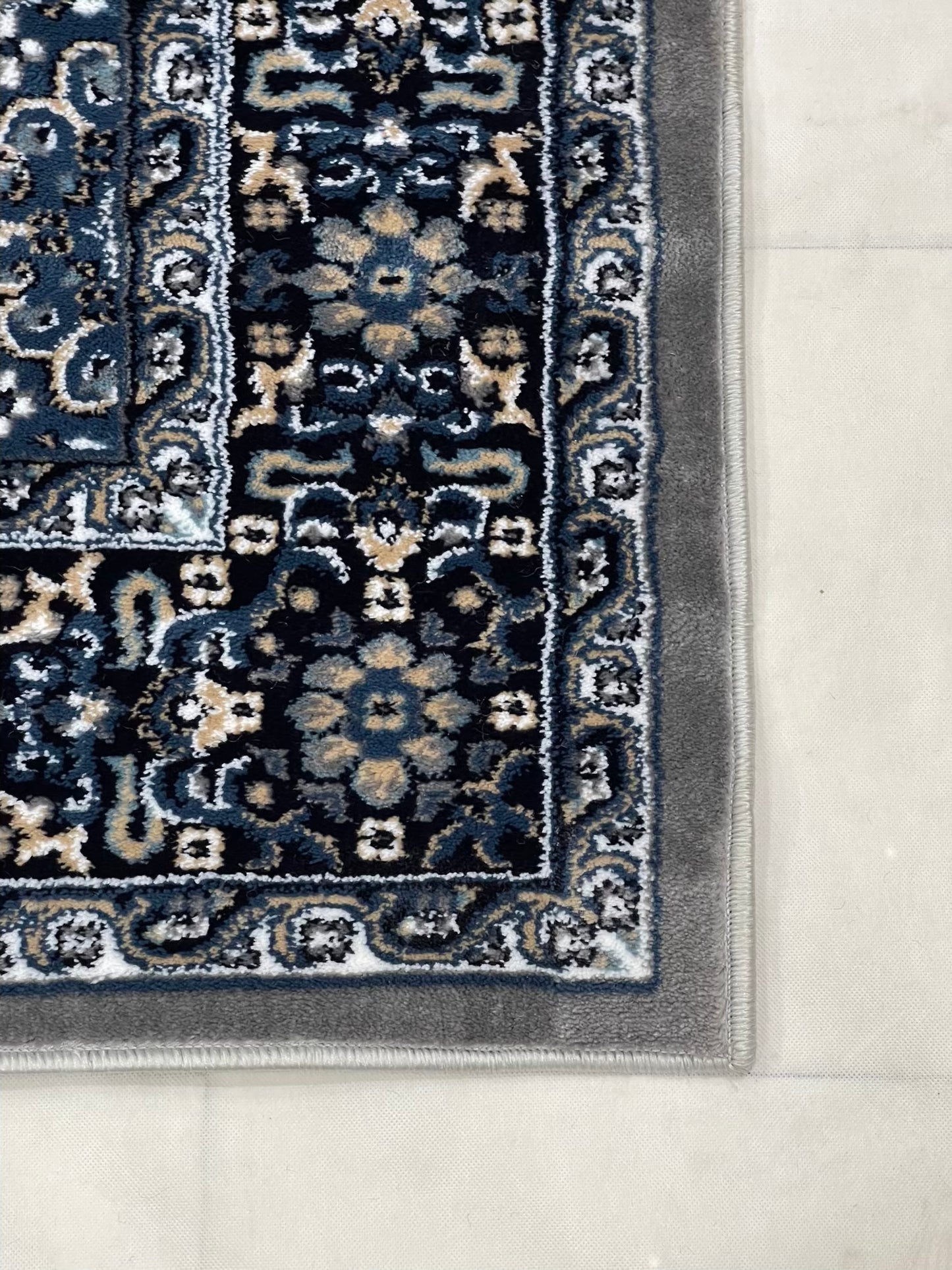 Persian polypropylene Rug,back woven(Article-99-Grey)
Size : 6.6 ft width x 9.6 ft length (200cm x 290cm)
