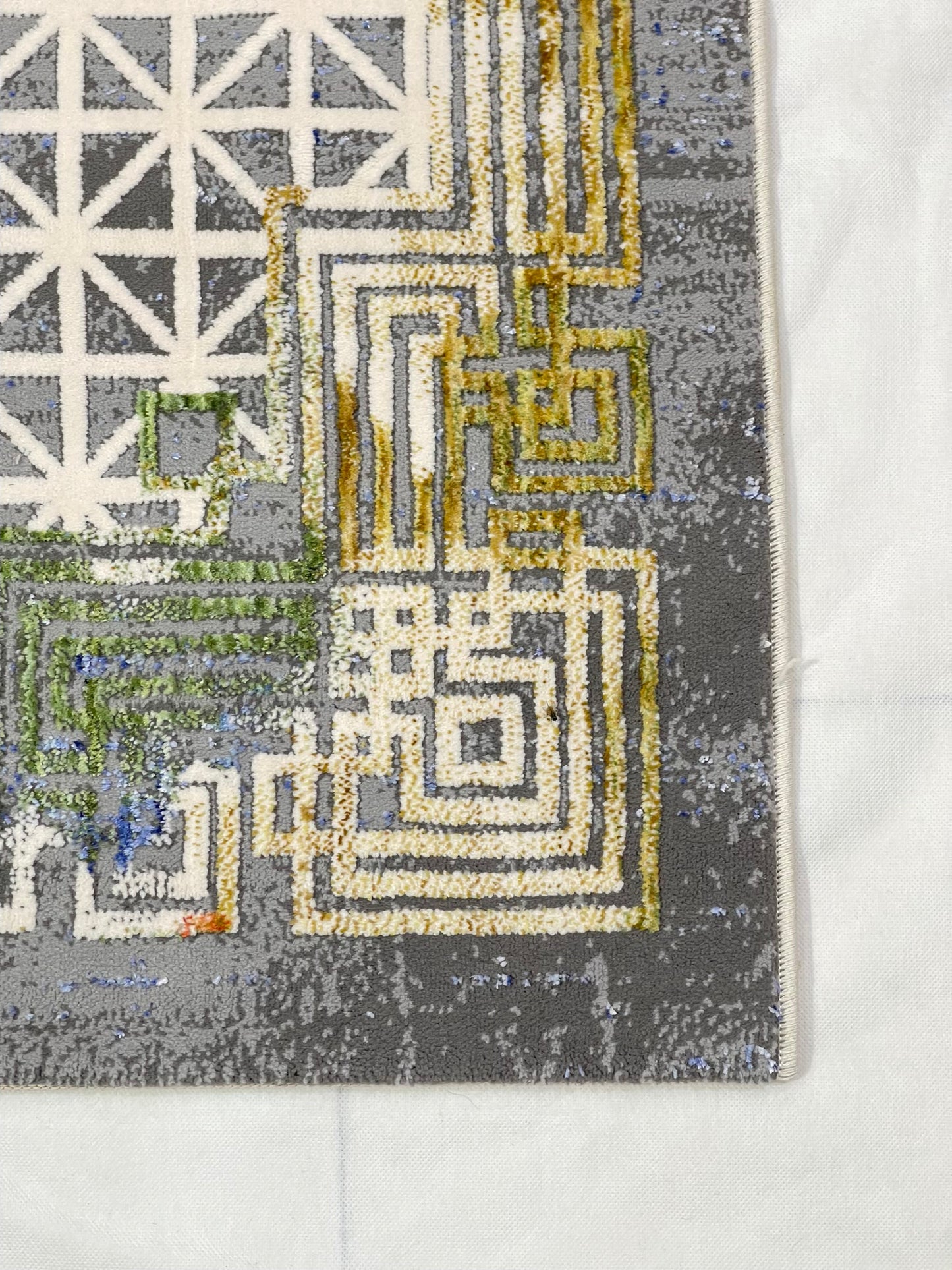 Irani viscose Rug , Woven Back Article-313-Multi Size : 3 ft width x 5 ft length (100 cm x 150cm)