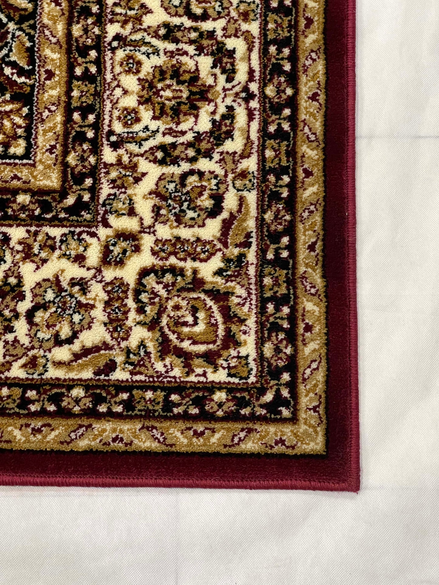 Persian polypropylene Rug,back woven(Article-20-Red)