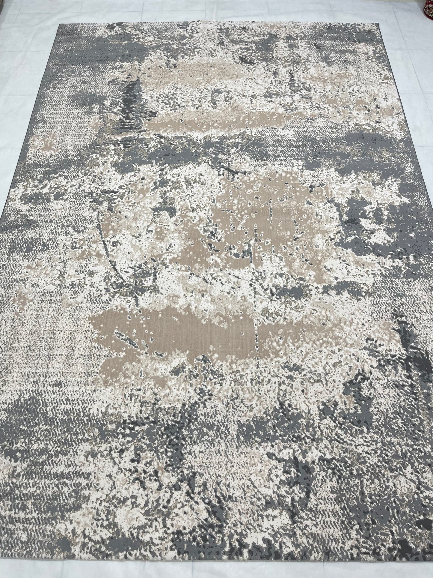 Irani Vintage Woven Rug. Article -2087-Grey Size: 6.6 ft width x 9.6 ft length (200cm x 290cm)