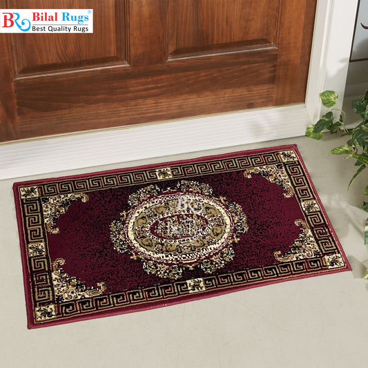 Red Polypropylene Woven Door Mat.
Size : 40 cm x 75 cm