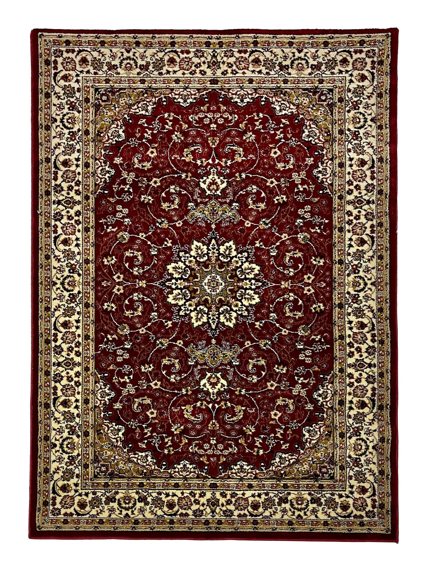 Persian Polypropylene Rug,back woven(Article-19-Red)