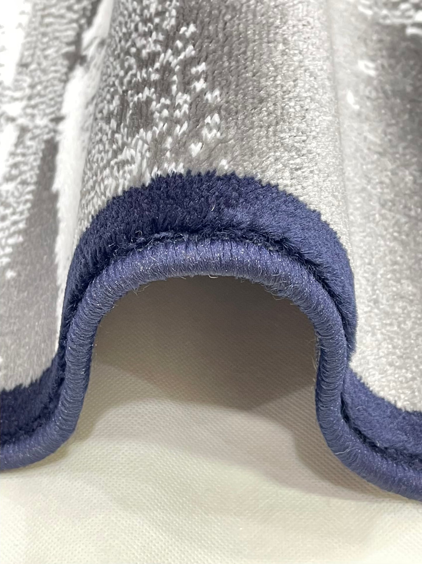 Modern polypropylene Rug,back woven(Article-1778-Blue , Grey)
