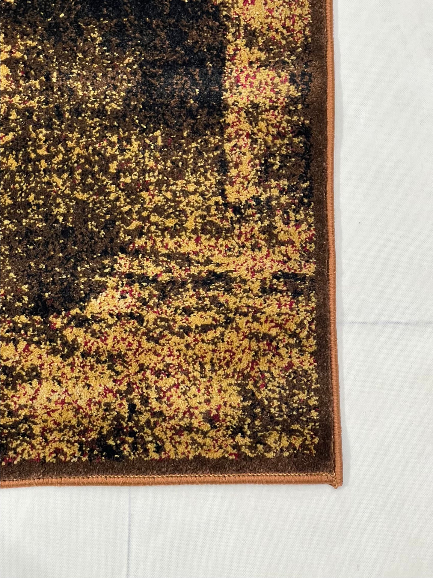 Modern Polypropylene Rug,Woven Back (Article-171-Brown) Size : 4 ft width x 5.6 ft length (120 cm x 170 cm)