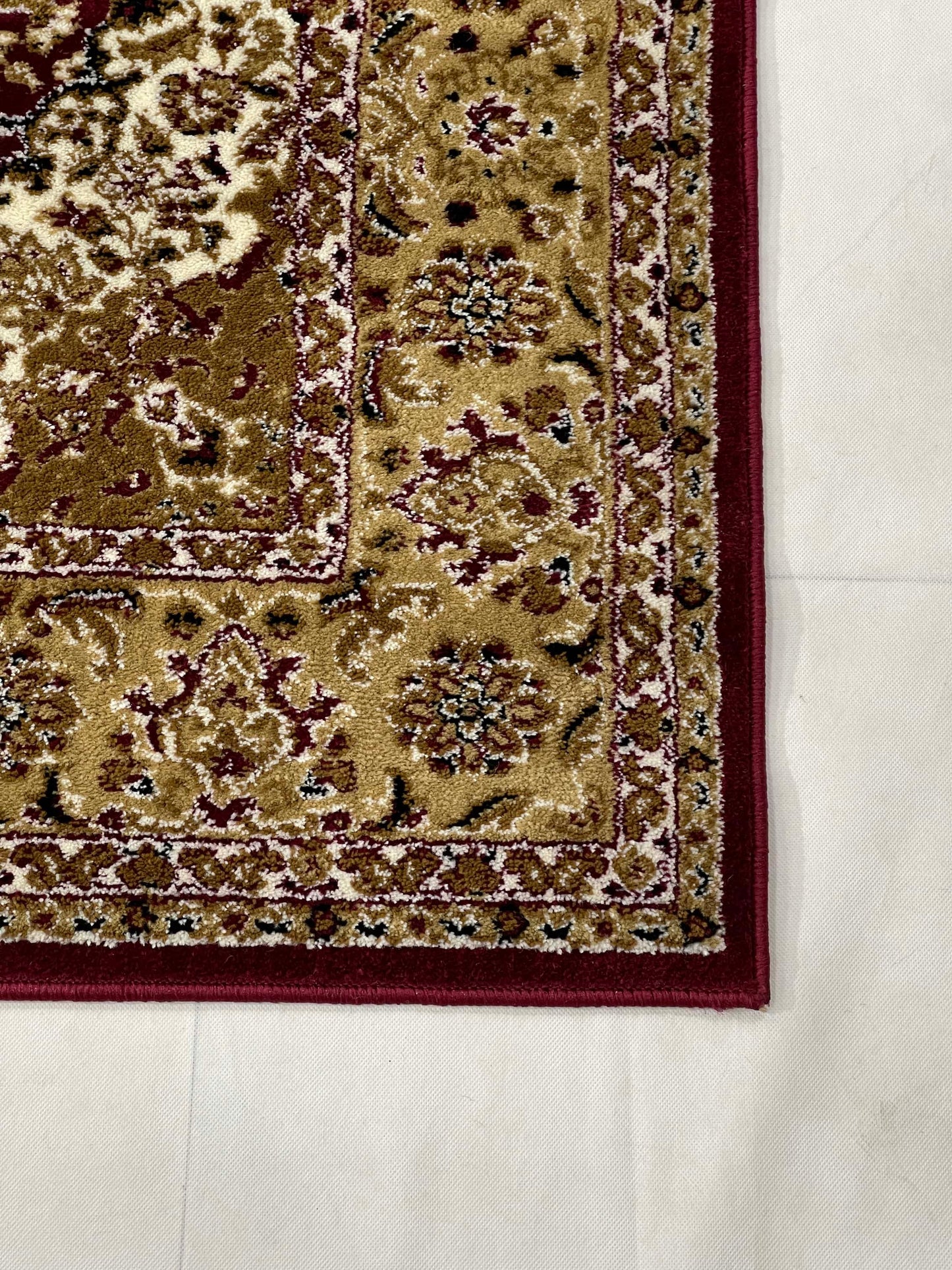 Persian polypropylene Rug,back woven (Article-01-Red)