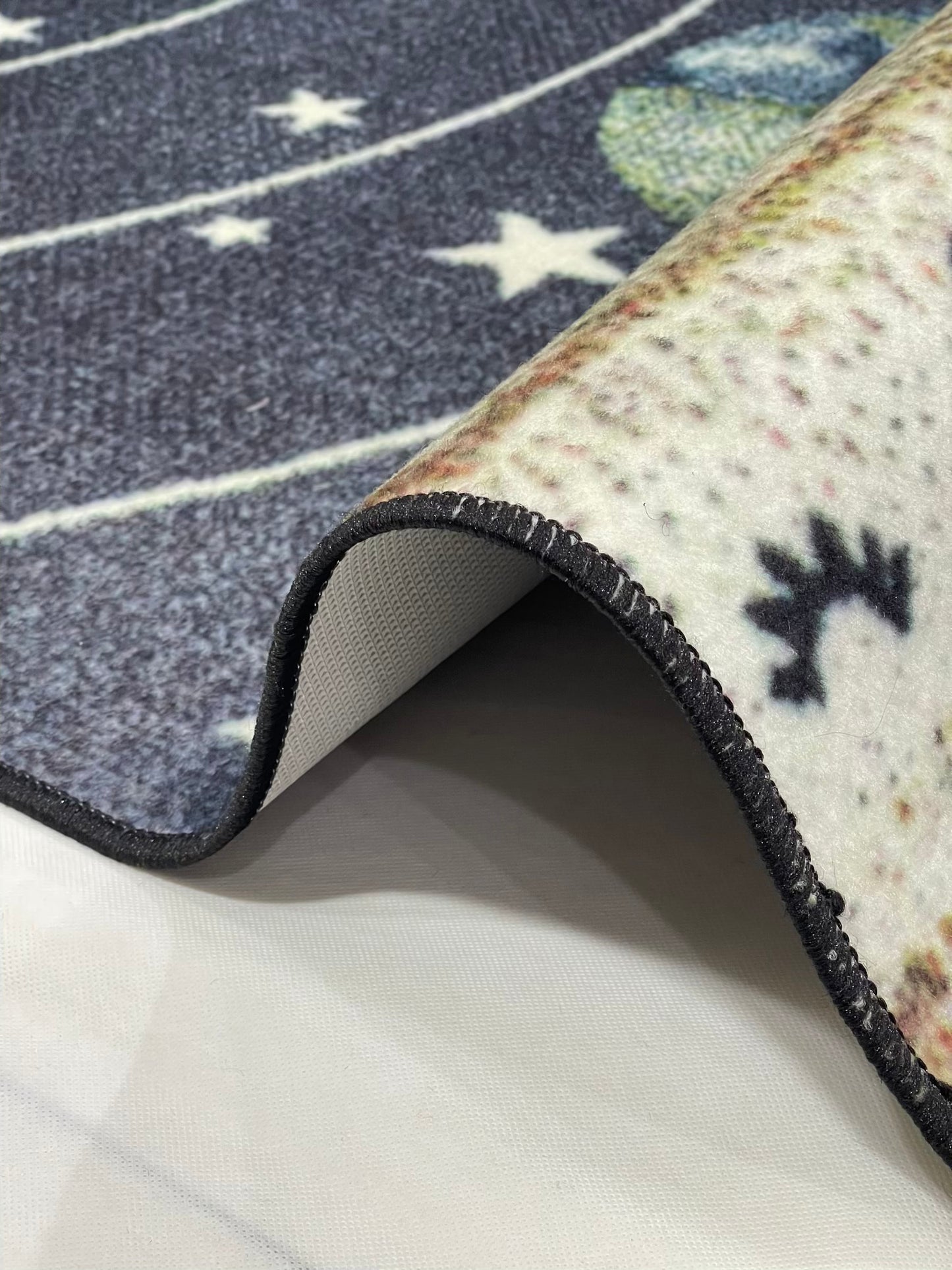 TPR Non Woven Rugs Article-91-Grey