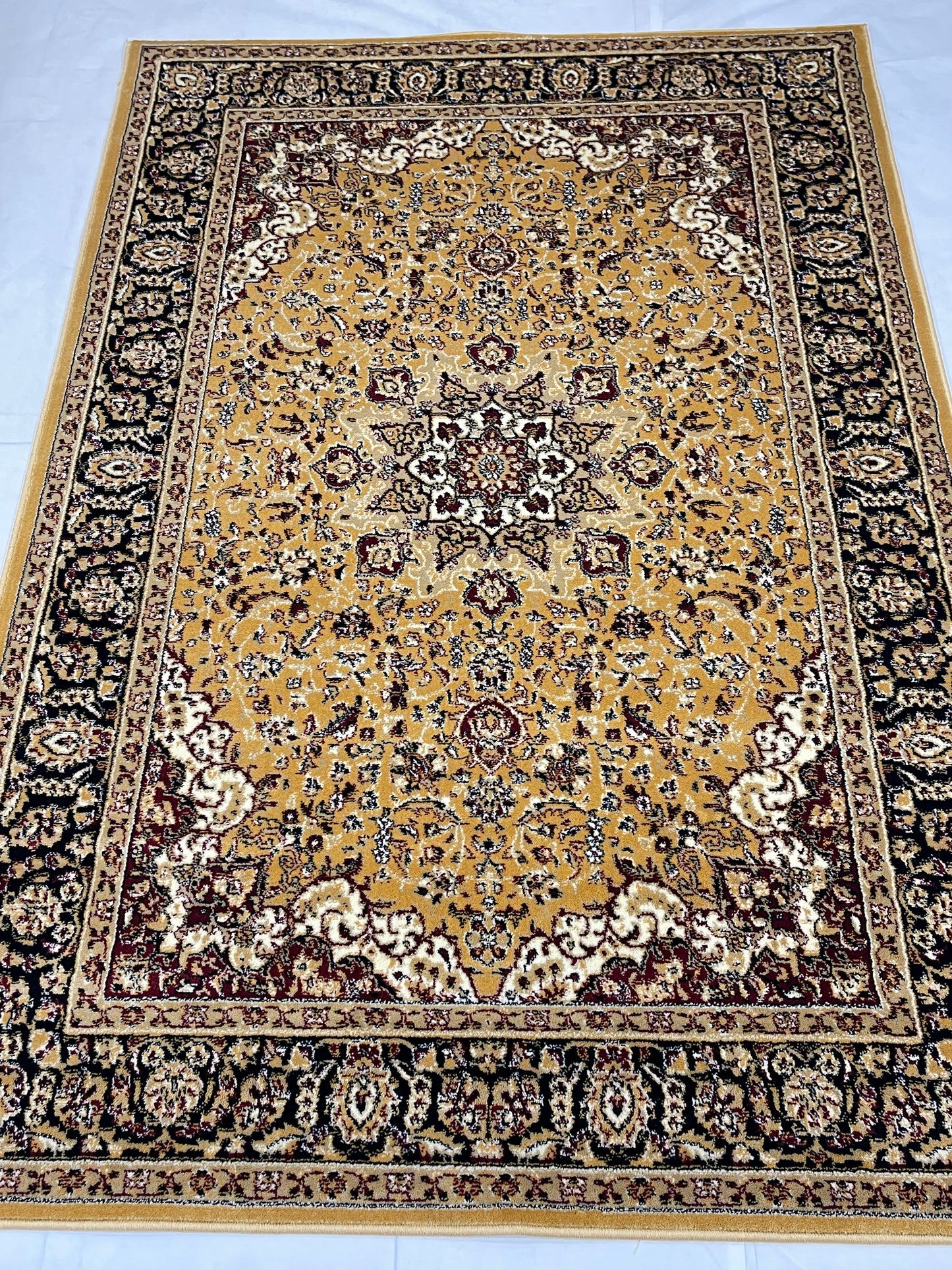 Persian polypropylene Rug,back woven(Article-04-Gold)