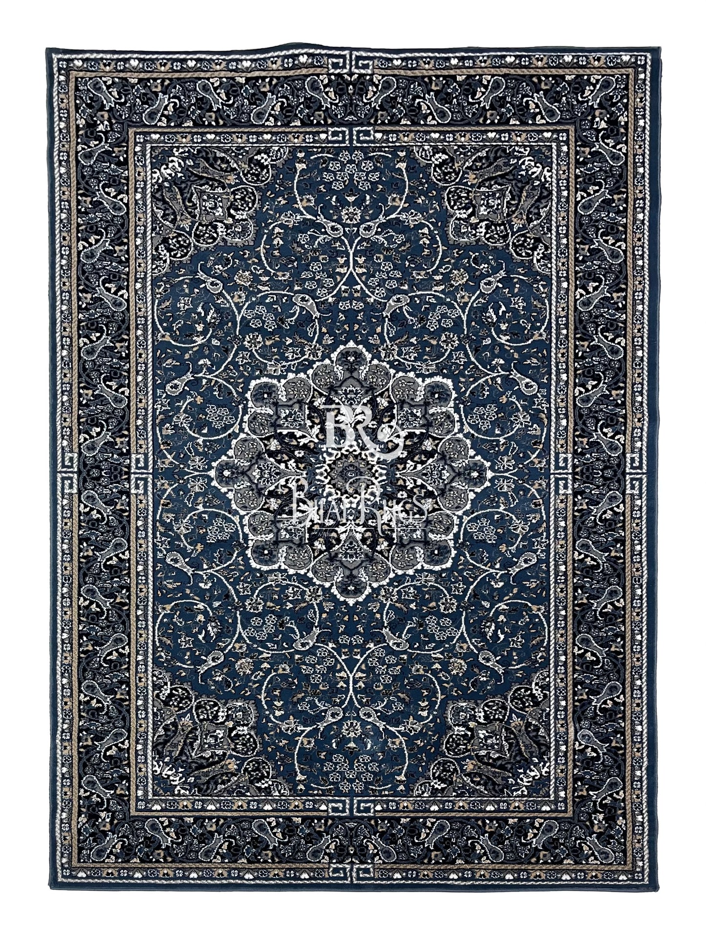 Persian Polypropylene Woven Rug.
Article-39-Blue