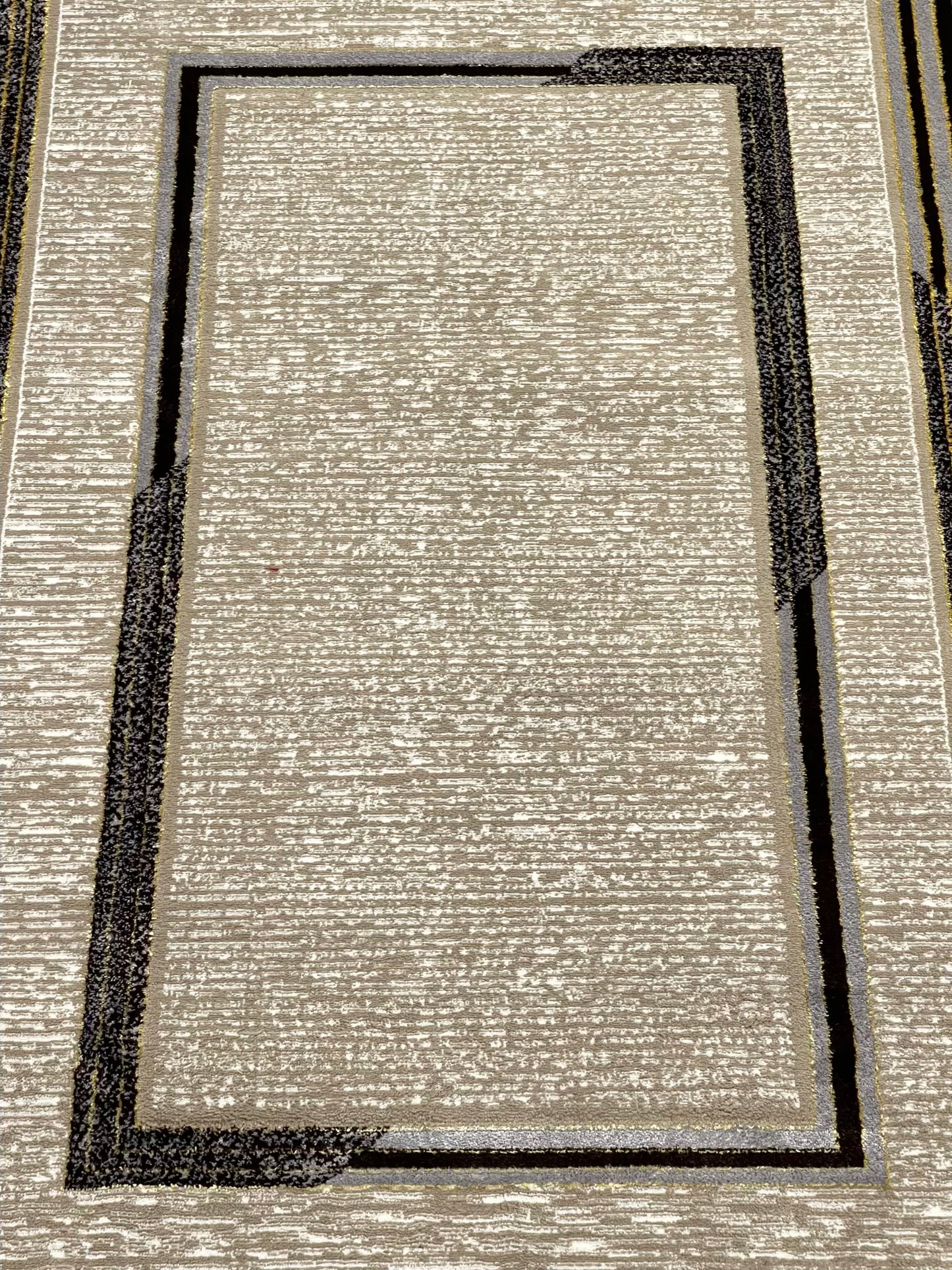 Pakistani Silk Woven Rug.(Article-1450-Light Beige)
Size : 5ft width x 7.3ft length (150cm x 220cm)