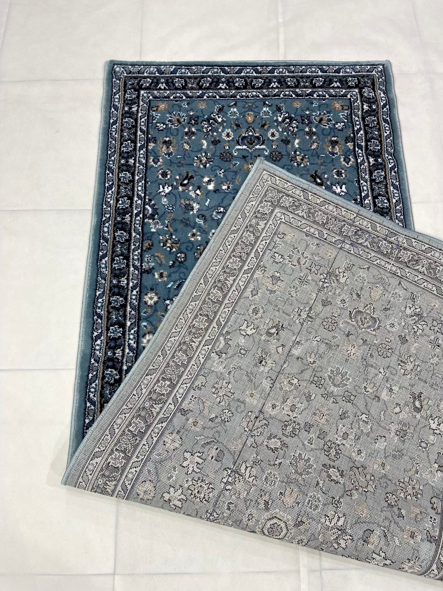 Allover Feroze Polypropylene Woven Rug. Size : 2.6 ft width x 6.6 ft length (80 cm x 200cm)