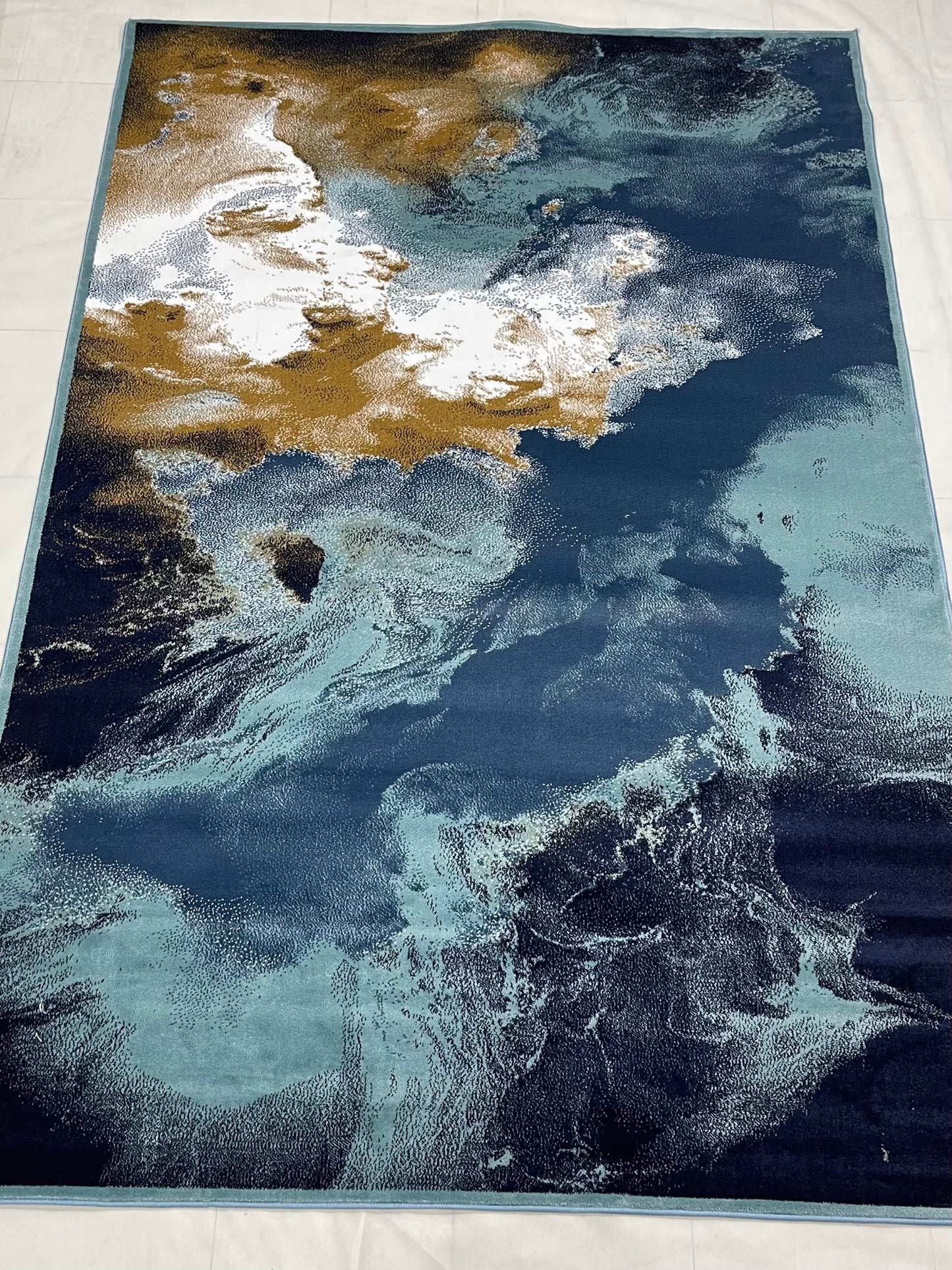 Modern polypropylene Rug,back woven(Article-1612-Feroze)