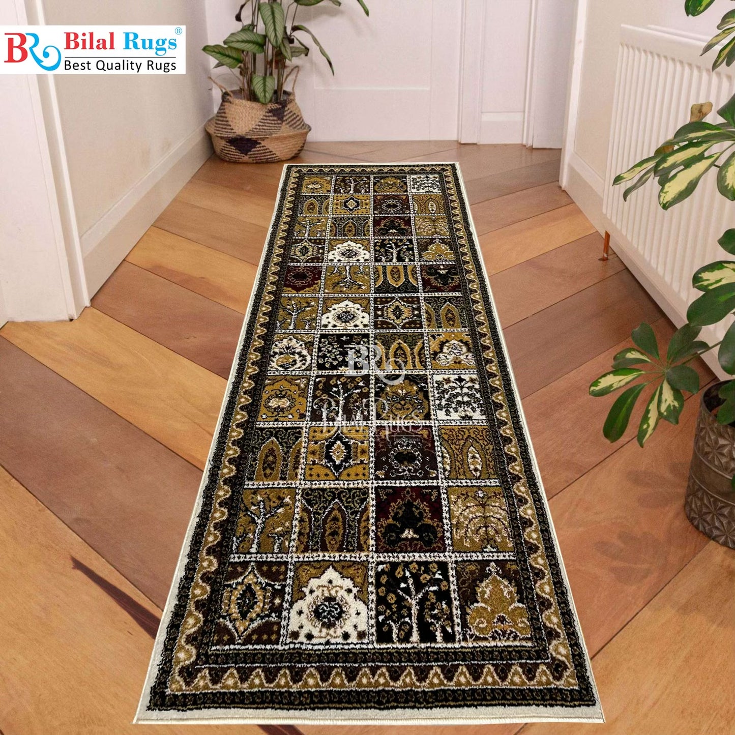 Antique Off white Polypropylene Woven Runner.
Size : 2.6 ft width x 6.6 ft length
(80 cm x 200cm)