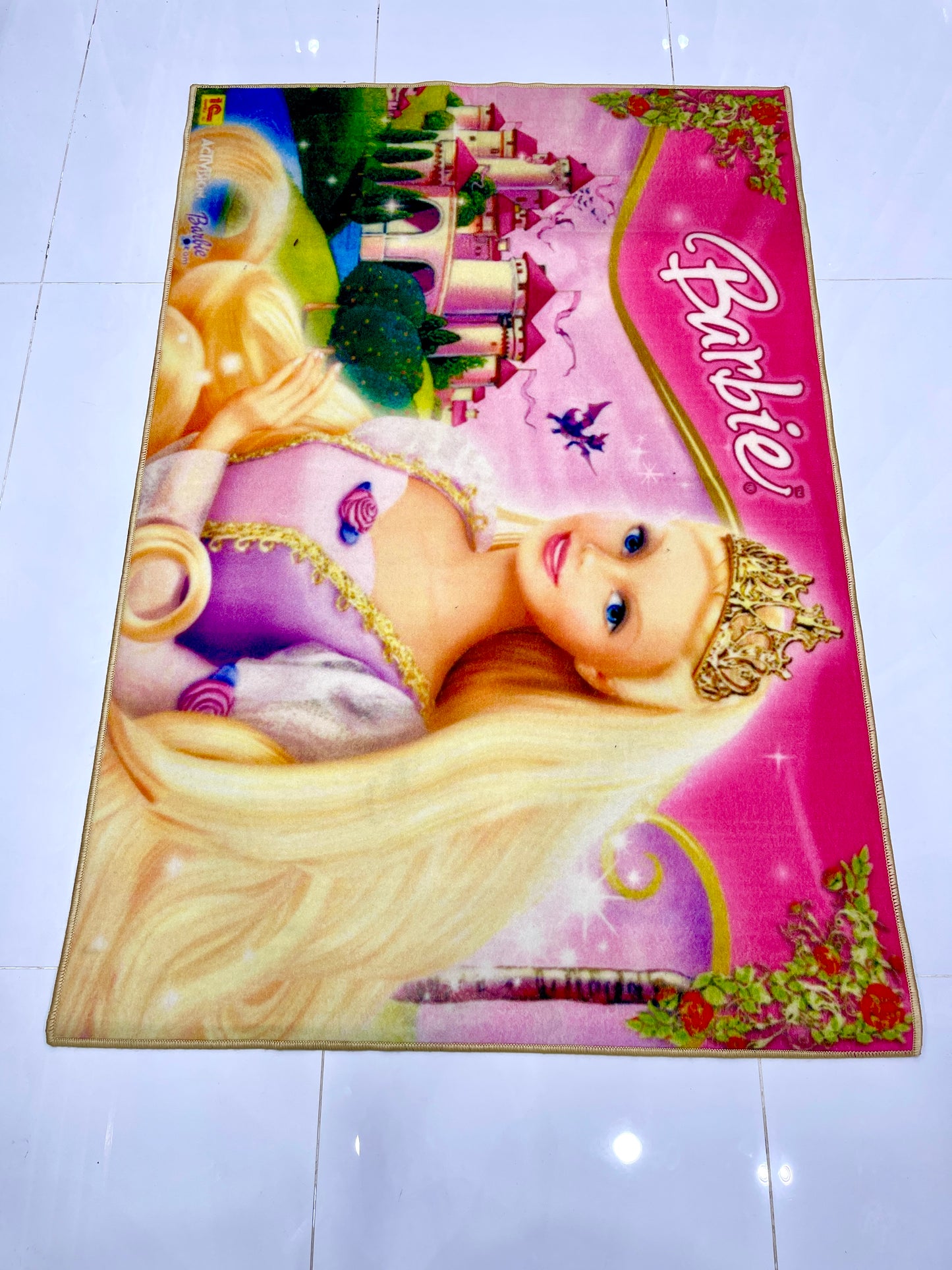 TPR Non Woven Rugs For Kids Room
Article-72-Yellow &pink
Size : 4 ft width x 6 ft length