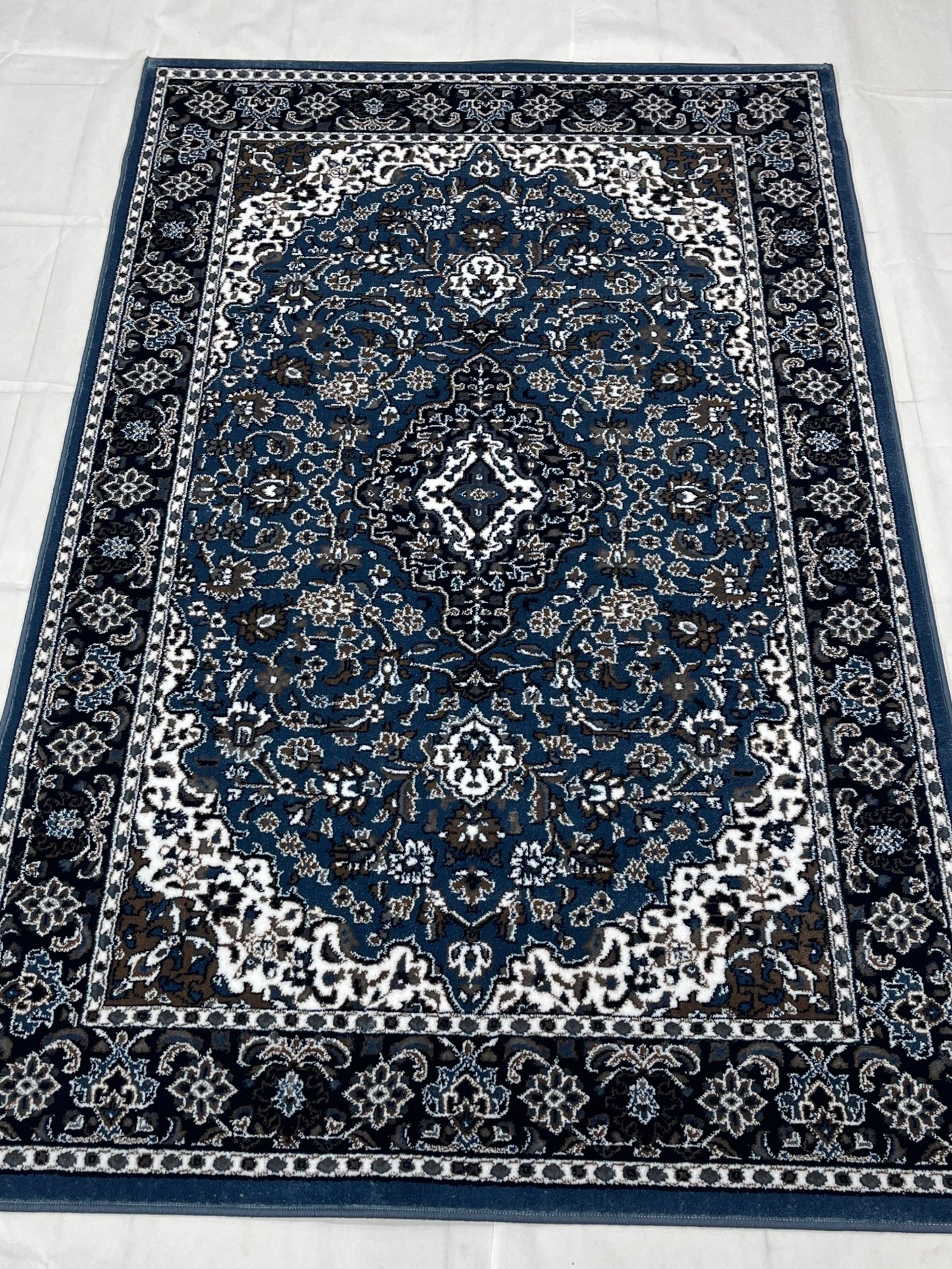 Persian Polypropylene Rug,back woven(Article-01-Blue)