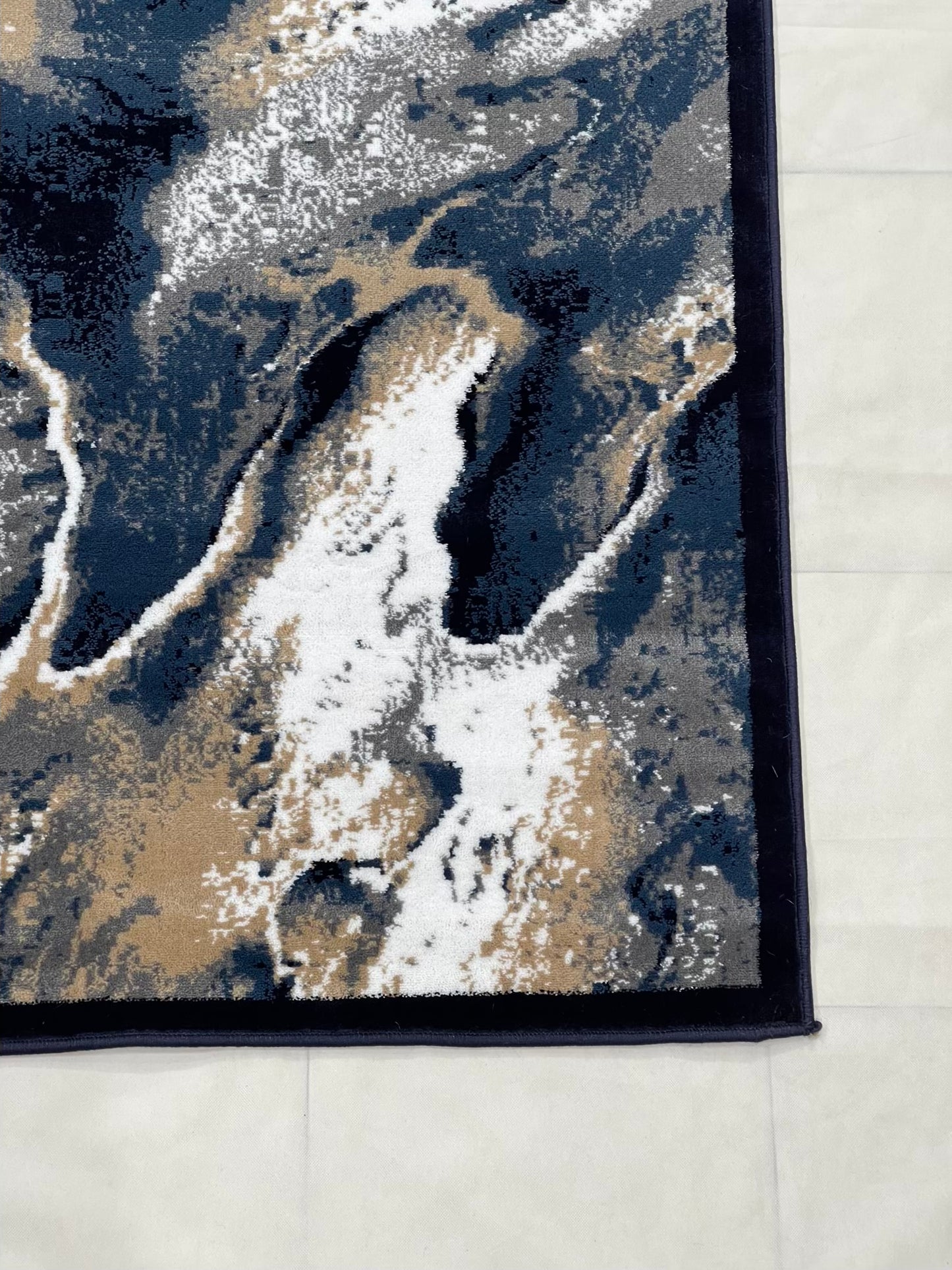 Modern polypropylene Rug,back woven(Article-319-Blue)
Size: 5 ft width x 7.3 ft length