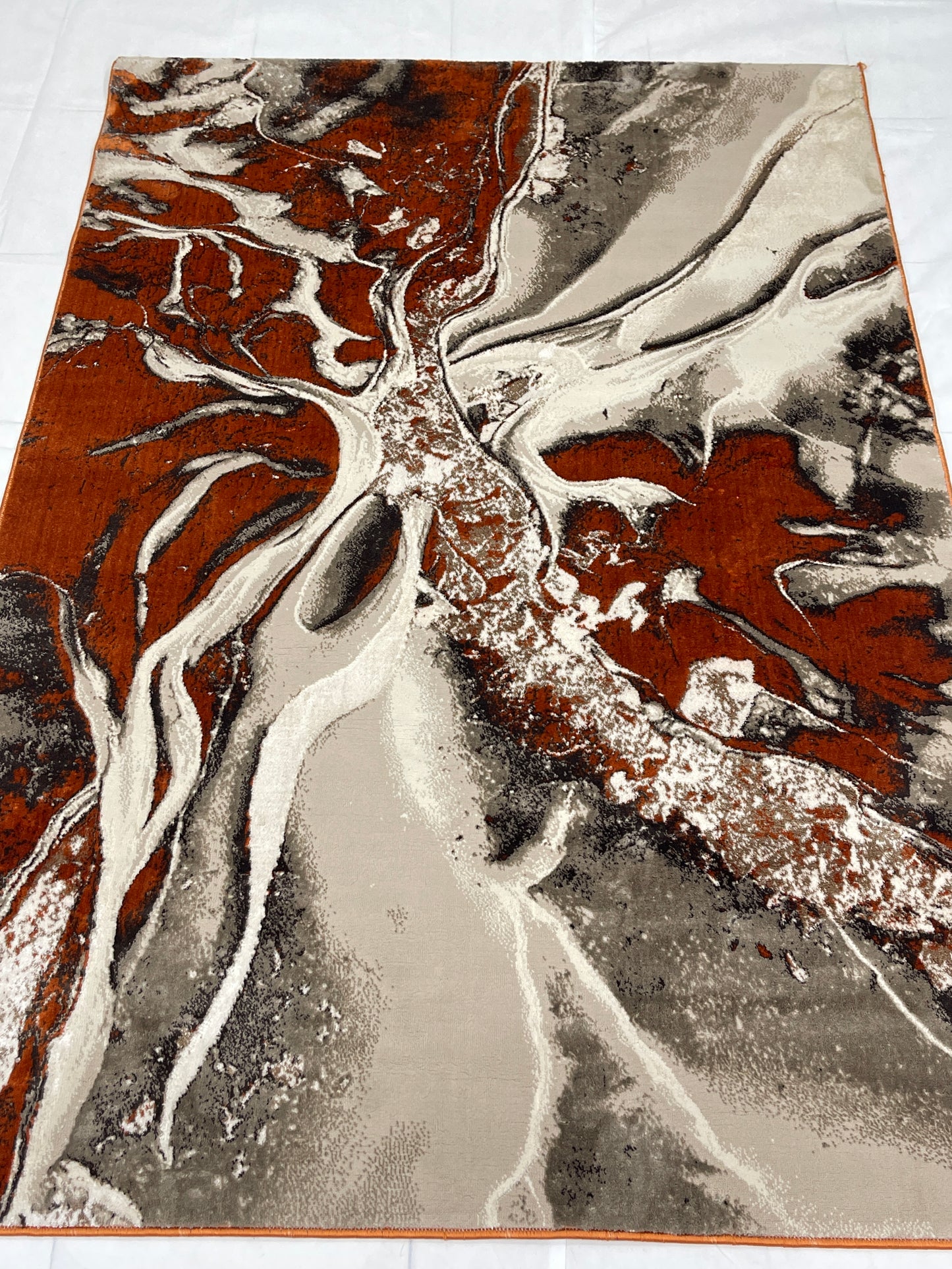 Turkish Top Quality Silk.(Article-1048-Rust)