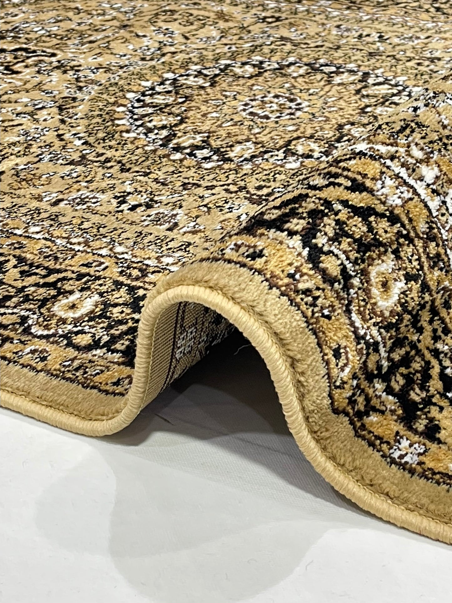 Persian polypropylene Rug,back woven(Article-22-Beige)