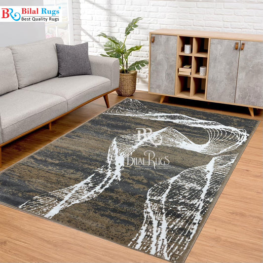 Modern polypropylene Rug,back woven(Article-1999-Mink)
Size : 5ft width  x 7.3ft length (150cm x 220cm)