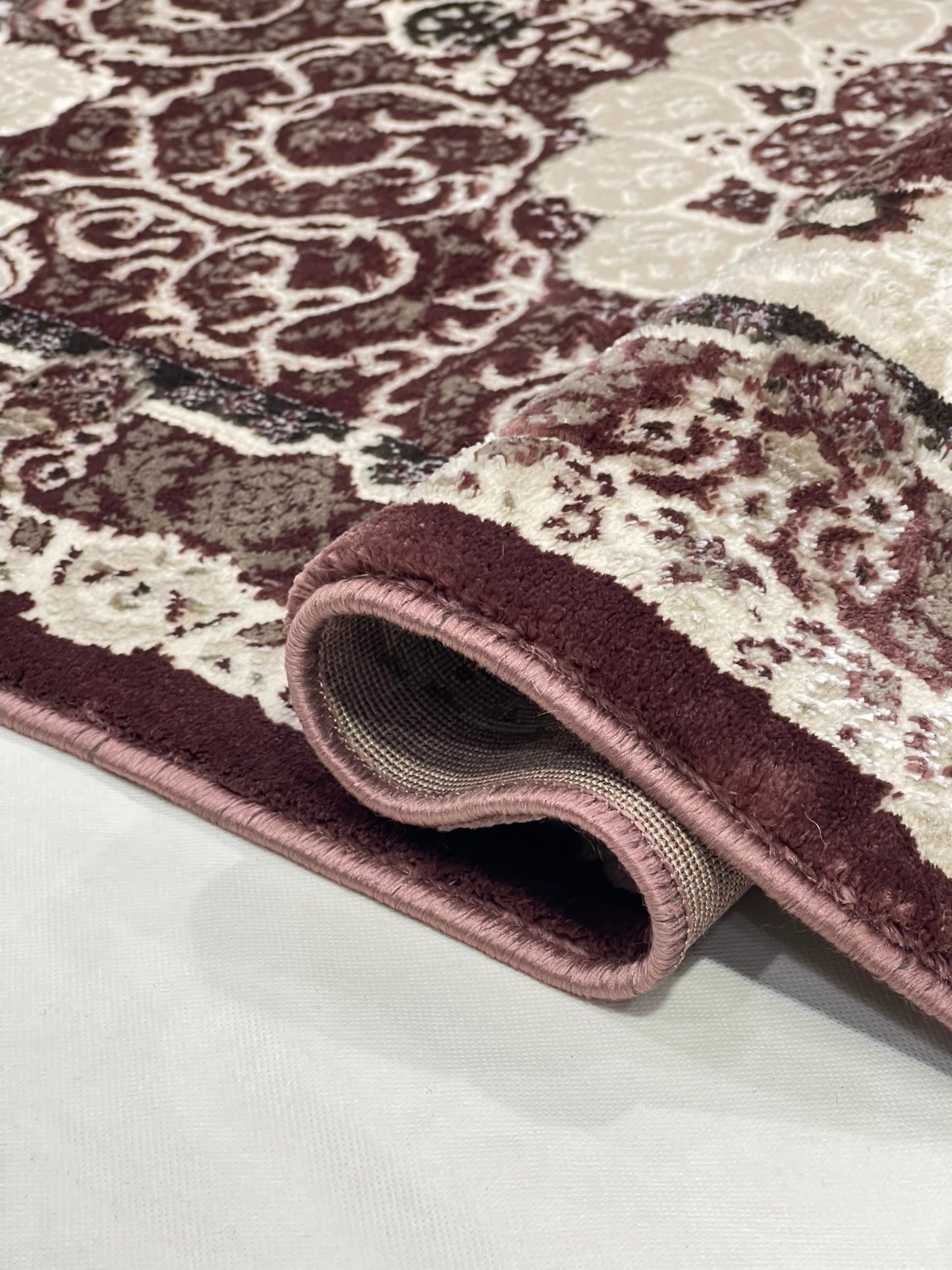 Turkish Top Quality Silk.(Article-1075-Peach) Size: 3 ft width x 5 ft length ( 100cm x 150cm)