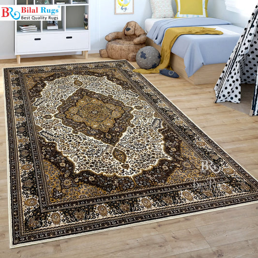 Persian polypropylene Rug,back woven(Article-25-Off white)