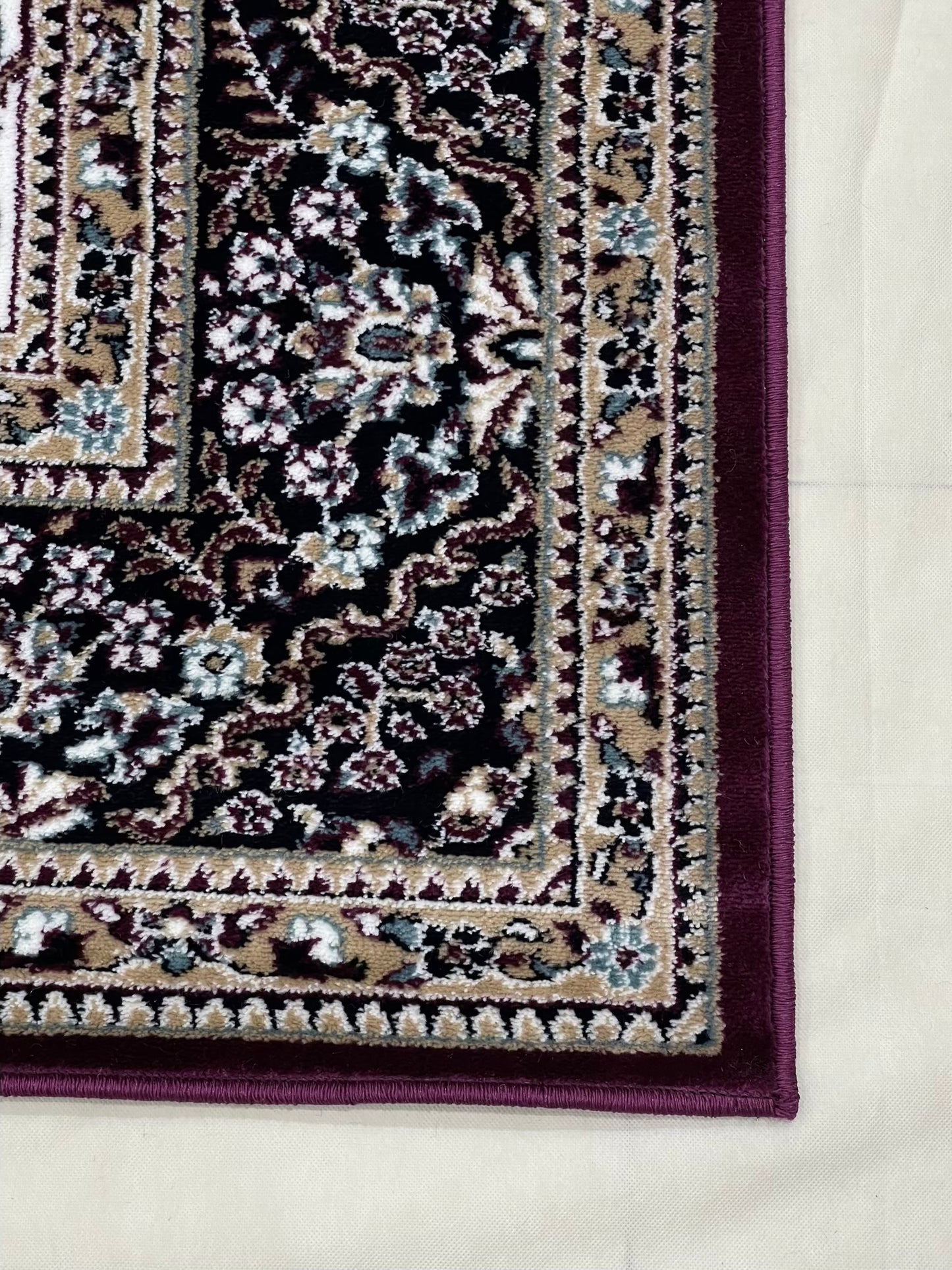 Persian polypropylene Rug,back woven(Article-22-Purple)
Size : 6.6 ft width x 9.6 ft length (200cm x 290cm)