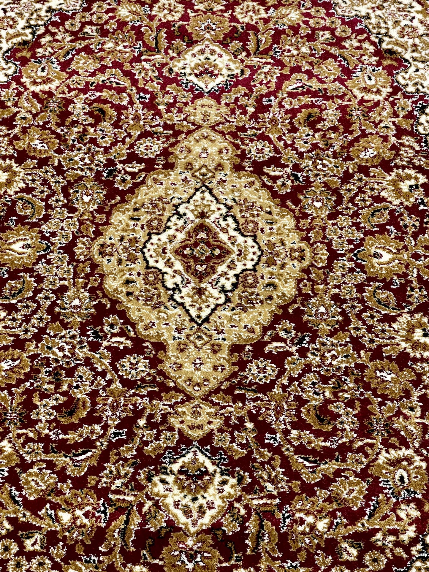 Persian polypropylene Rug,back woven (Article-01-Red)