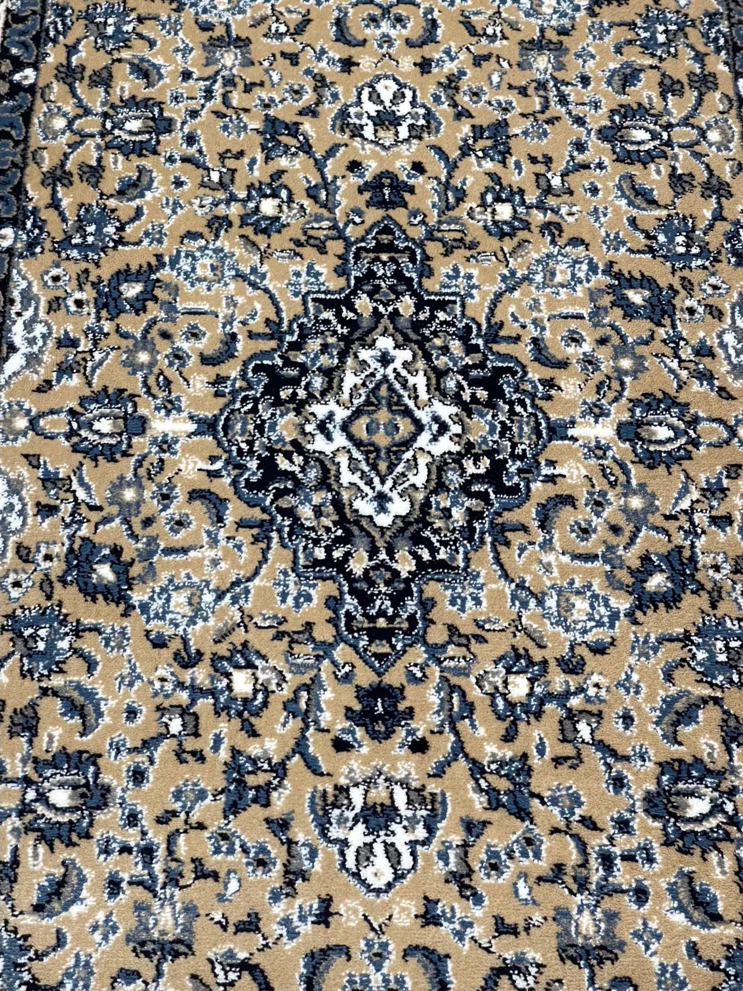 Mink Persian Polypropylene Woven Runner. Size : 2.6 ft width x 6.6 ft length
