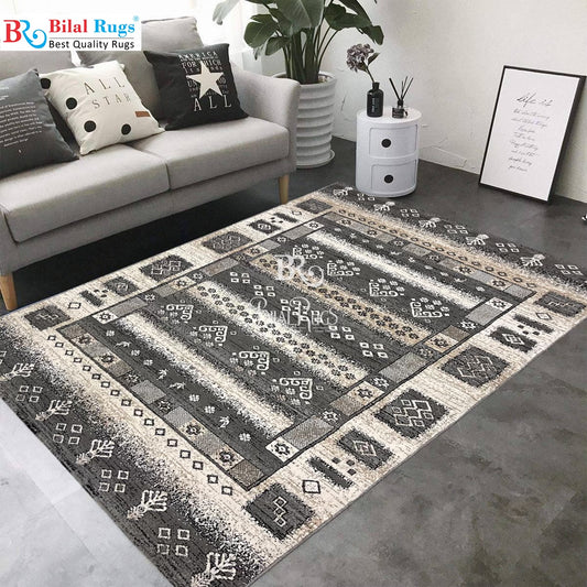 Irani Vintage Woven Rug.
 Article -2048-Grey
Size: 4 ft width x 6 ft length ( 120cm x 180 cm)