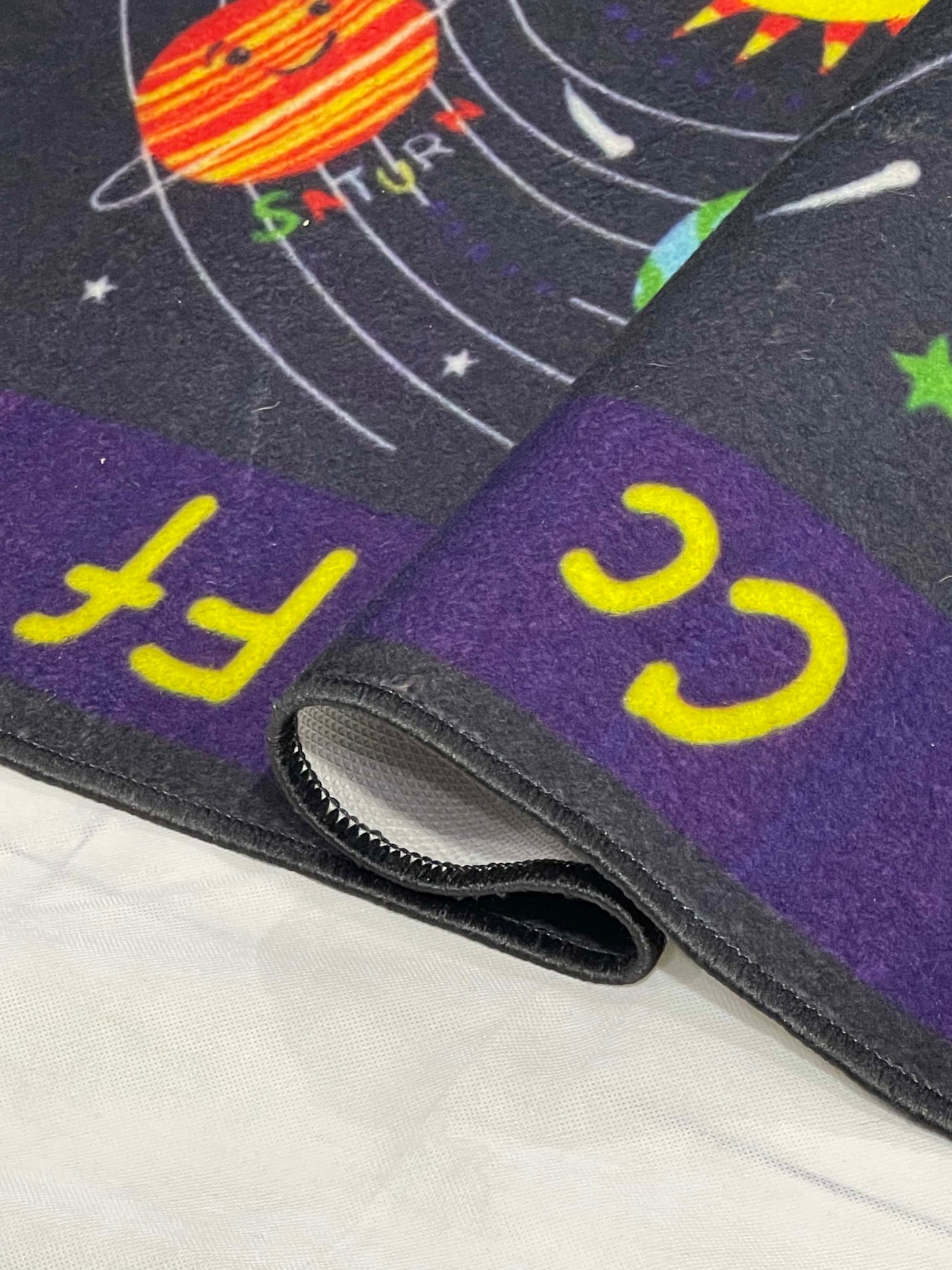 TPR Non Woven Rugs For Kids Room
Article-10-Black , Blue