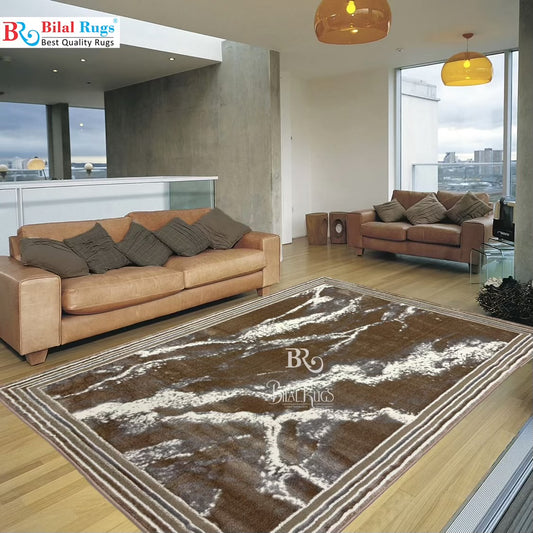 Pakistani Silk Woven Rug.(Article-1556-Light Beige) Size : 4 ft width x 5.6 ft length