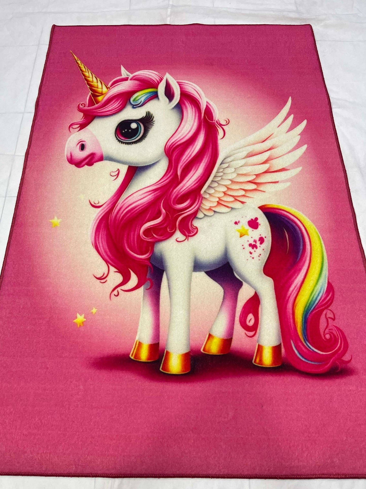 TPR Non Woven Rugs For Kids Room Article-75-Pink