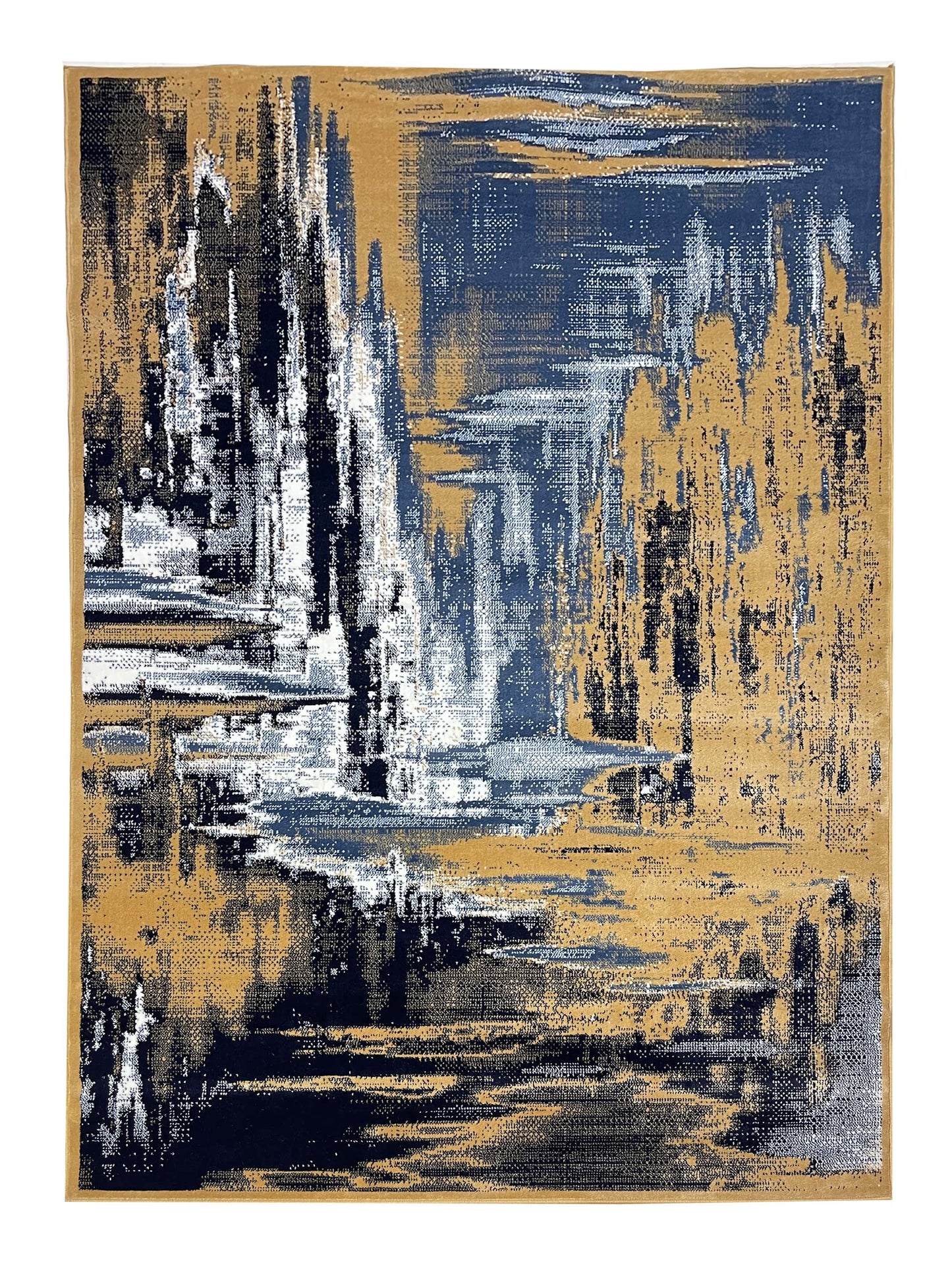 Modern polypropylene Rug,back woven(Article-1179-beige,Multi)
Size : 6.6 ft width x 9.6 ft length (200cm x 290cm)