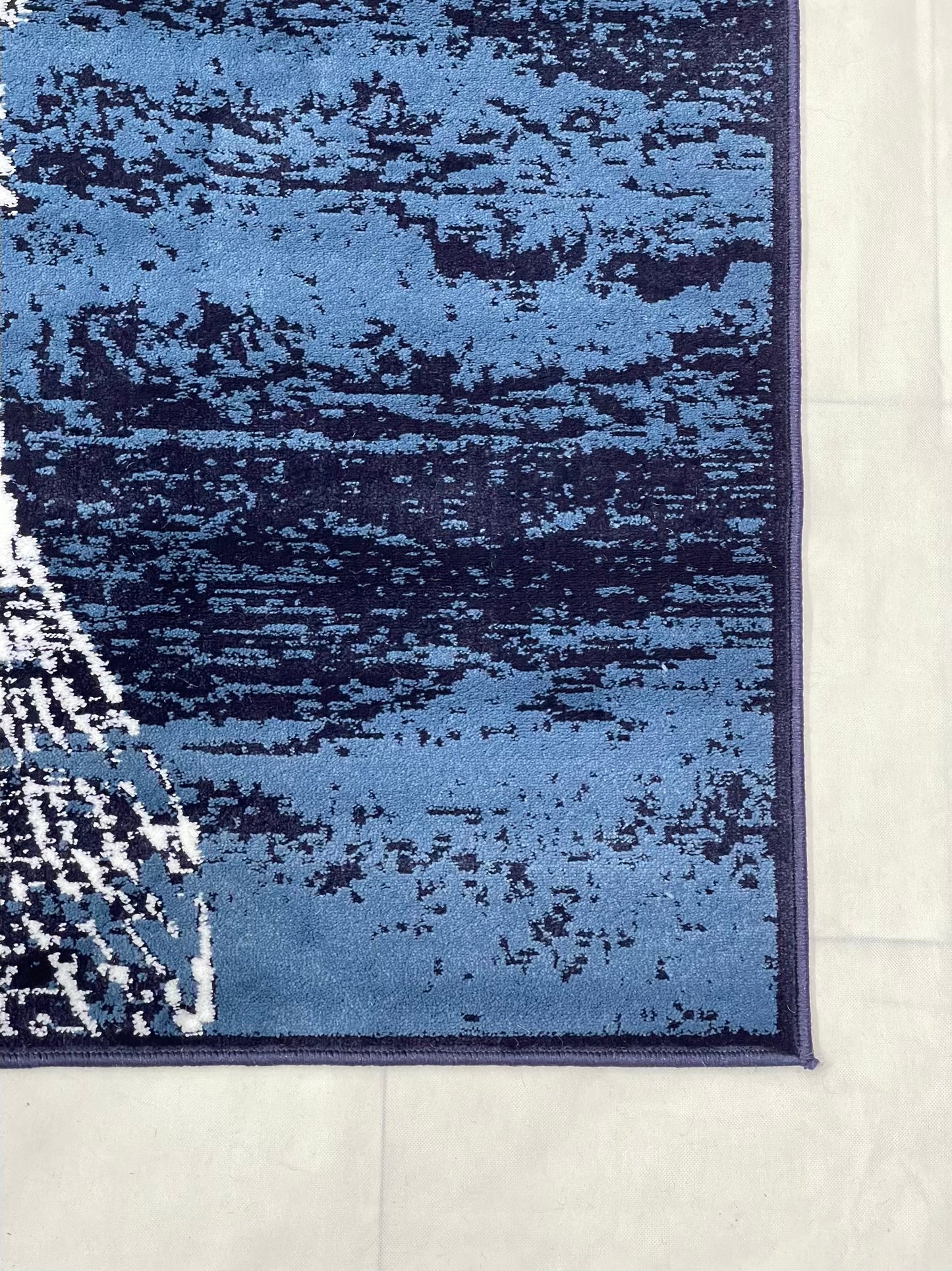 Modern polypropylene Rug,back woven(Article-1627-Blue)
Size : 5ft width x 7.3ft length (150cm x 220cm)