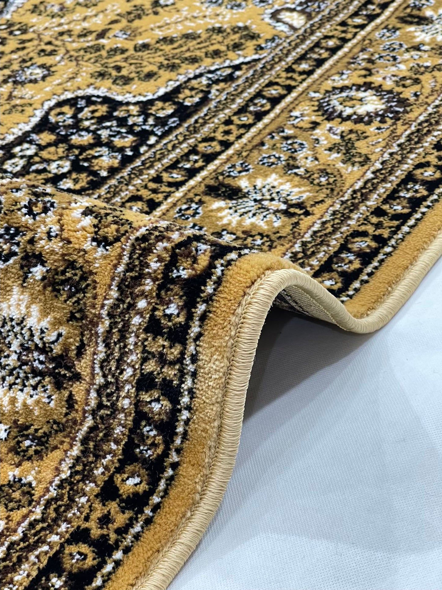 Persian polypropylene Rug,back woven(Article-25-Gold  )