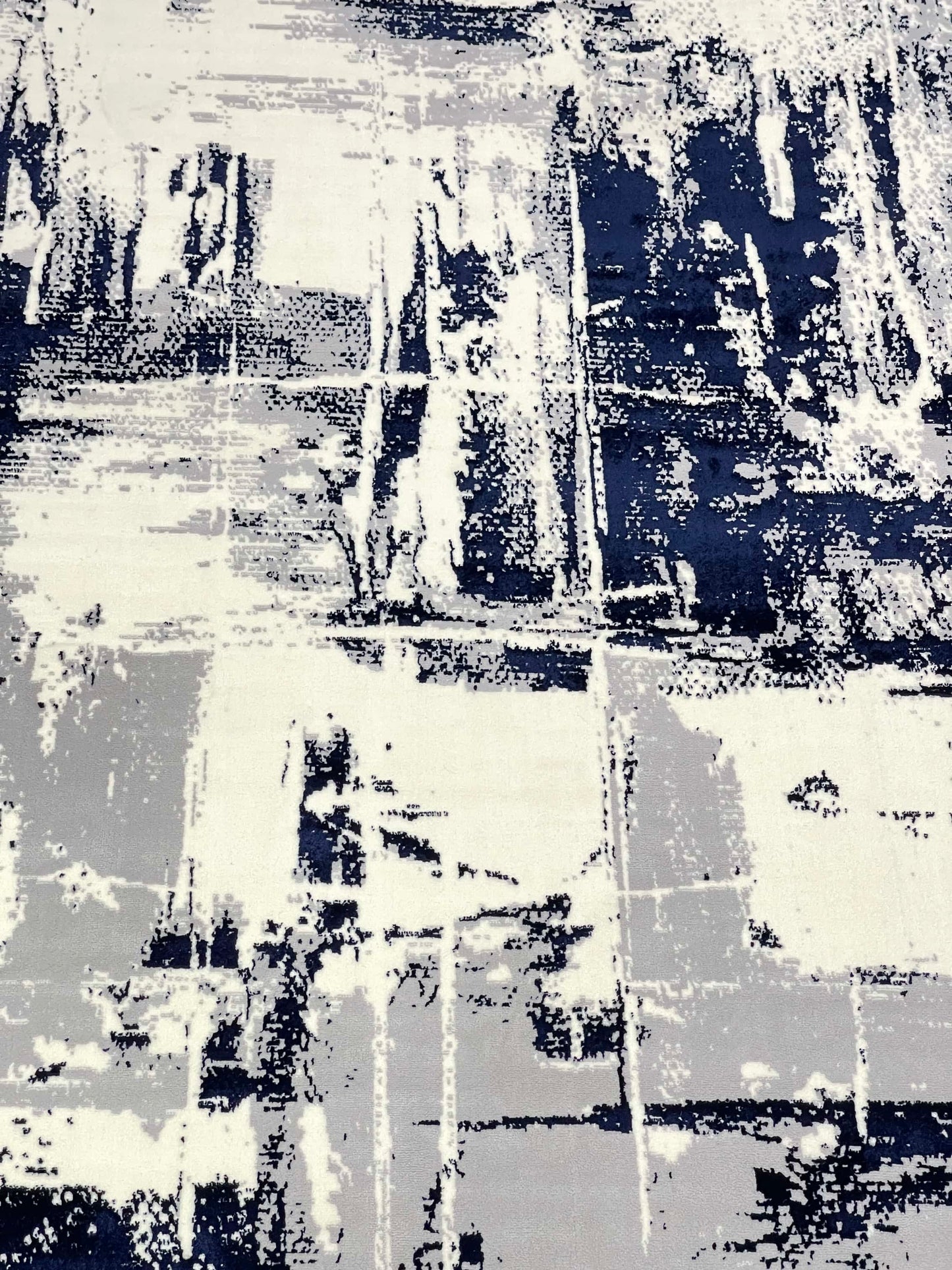 Polyester Silk.(Article-1604-Blue , offwhite)
Size : 6.6 ft width x 9.6 ft length ( 200 cm x 290 cm)