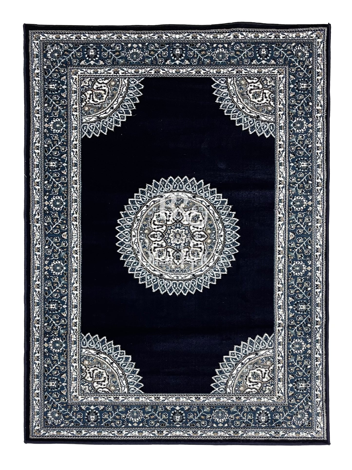 Persian Polypropylene Rug,back woven(Article-27-Blue)
Size : 5ft width x 7.3ft length (150cm x 220cm)