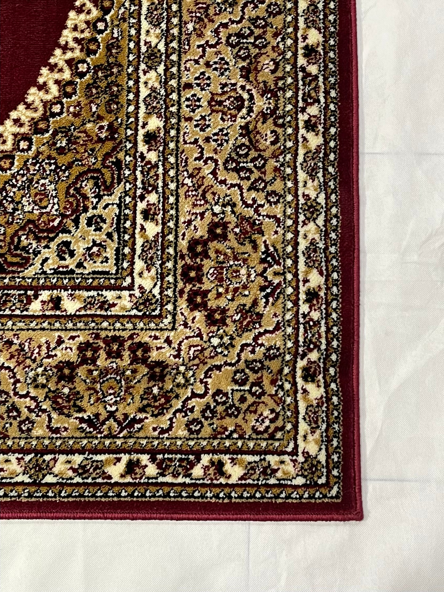 Persian polypropylene Rug,back woven(Article-22-Red)