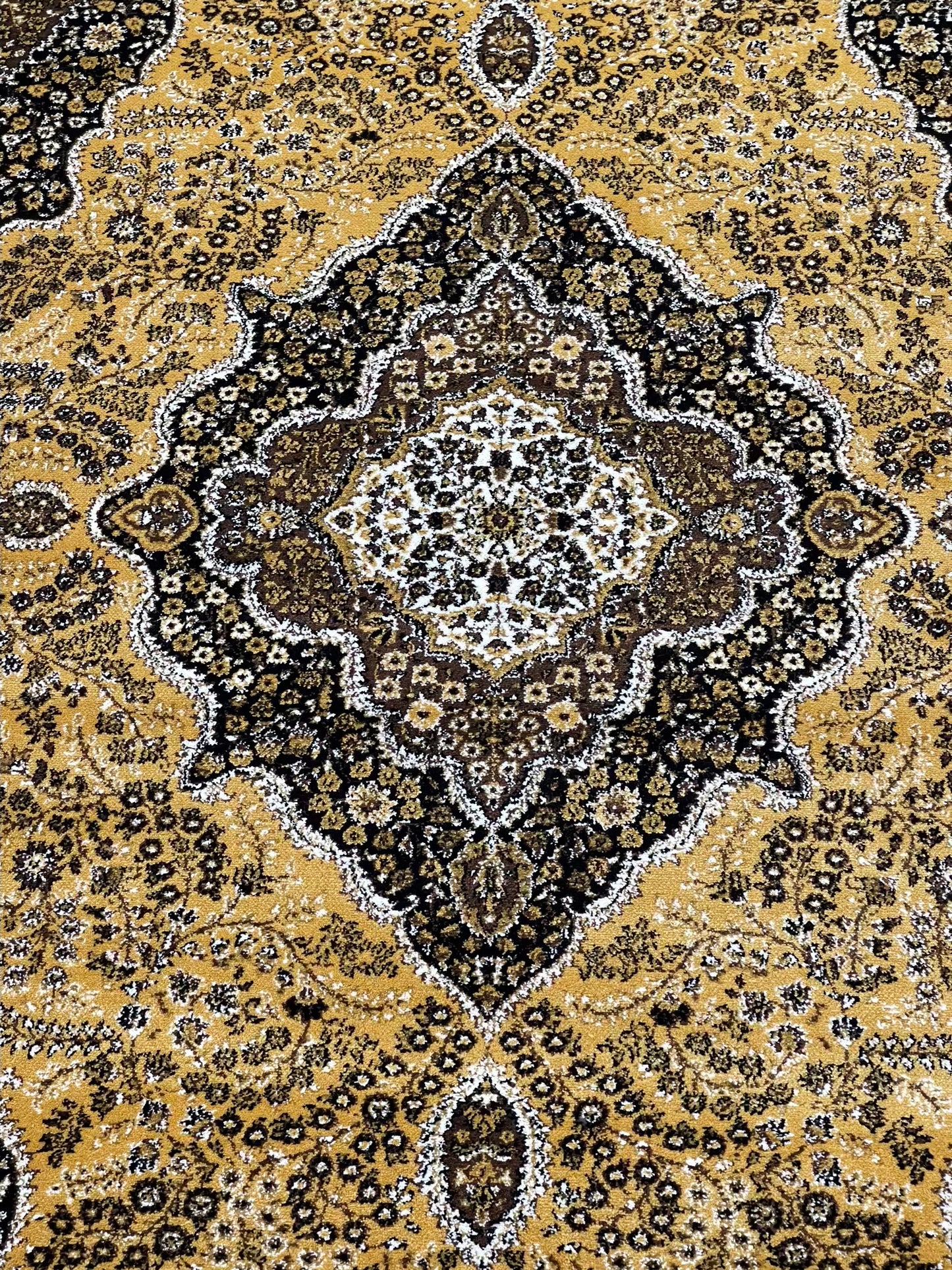Persian polypropylene Rug,back woven(Article-25-Gold  )