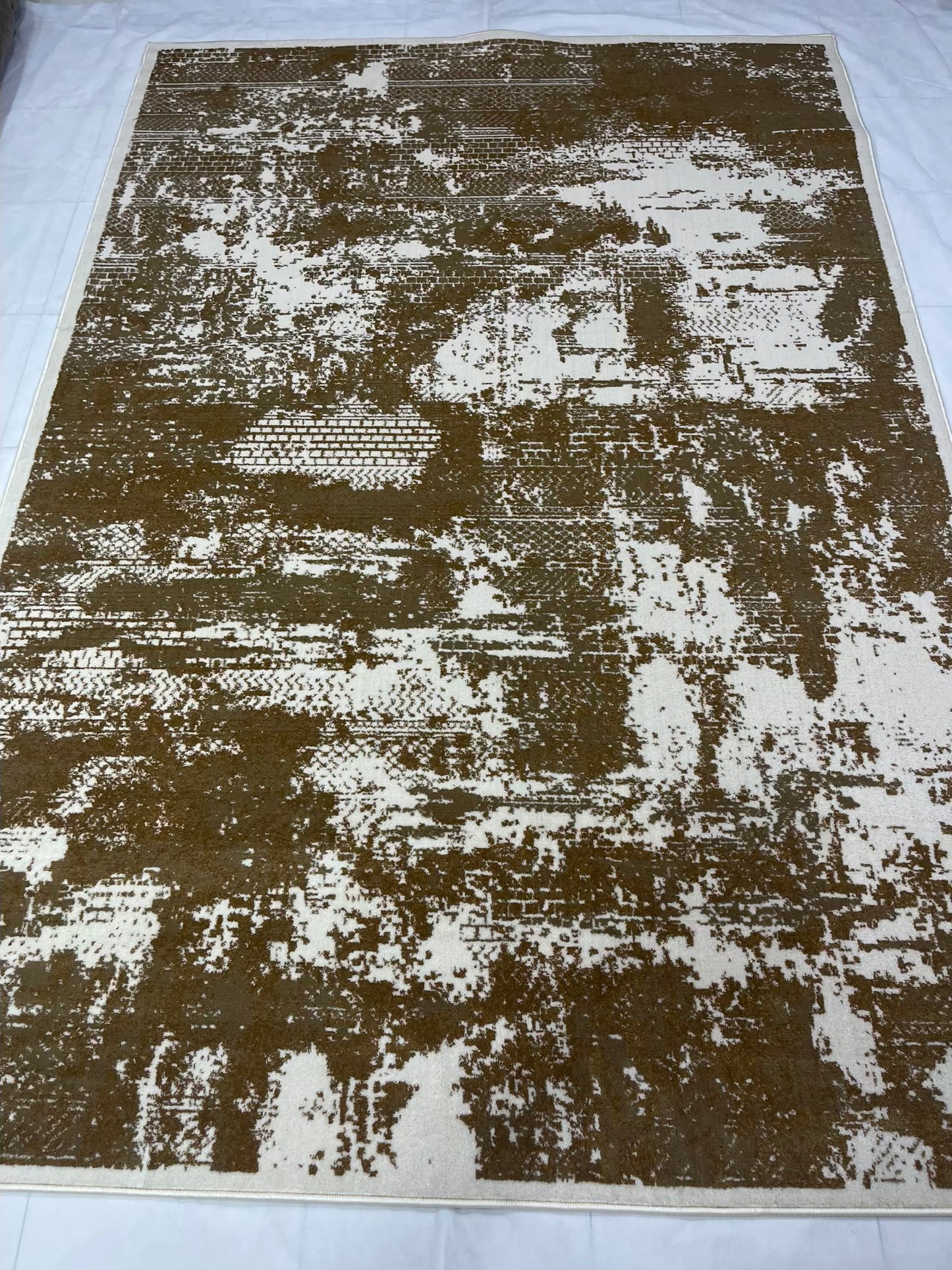Modern polypropylene Rug,back woven(Article-1612-Off white)