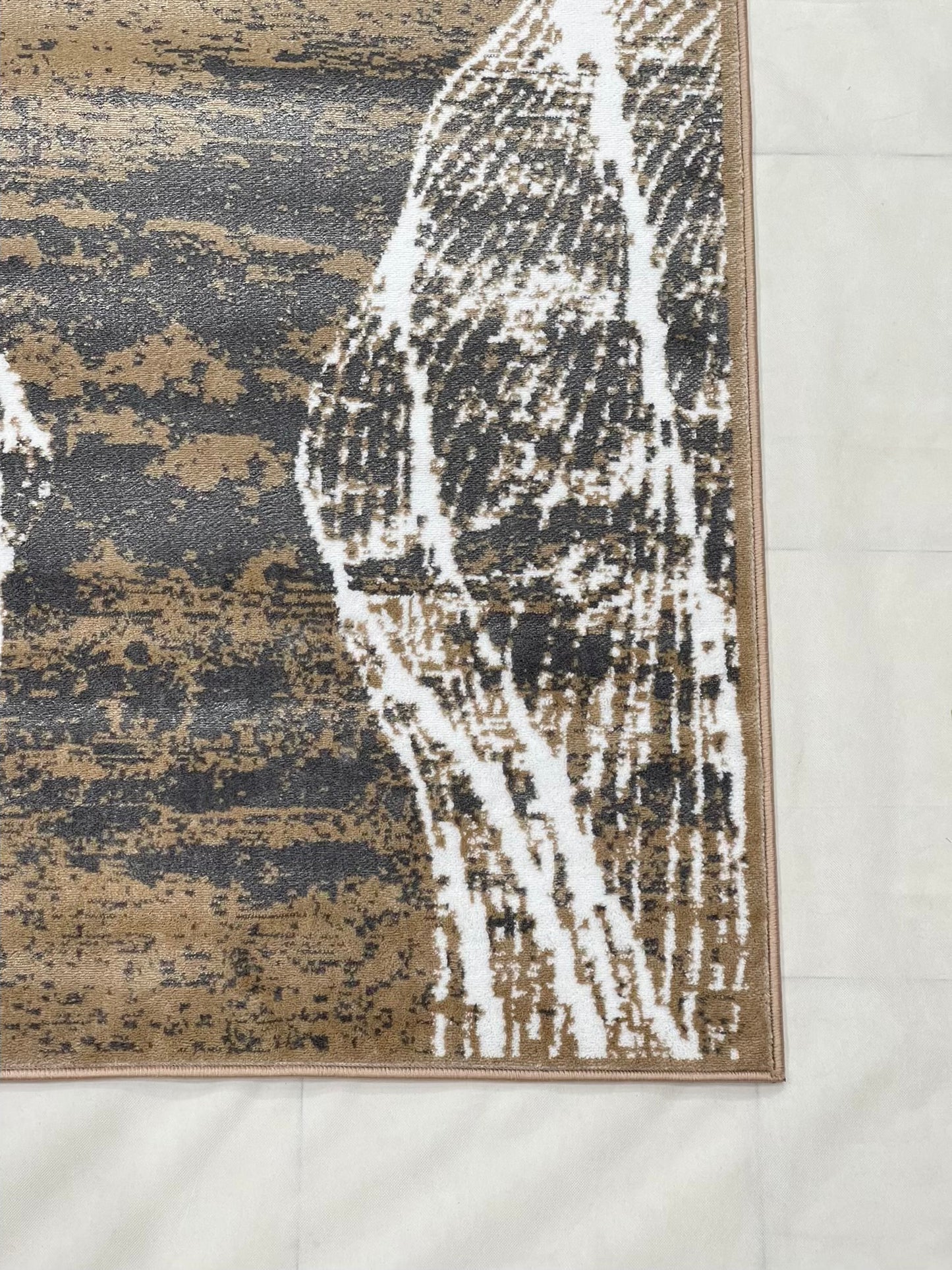 Modern polypropylene Rug,back woven(Article-1999-Mink)
Size : 5ft width  x 7.3ft length (150cm x 220cm)