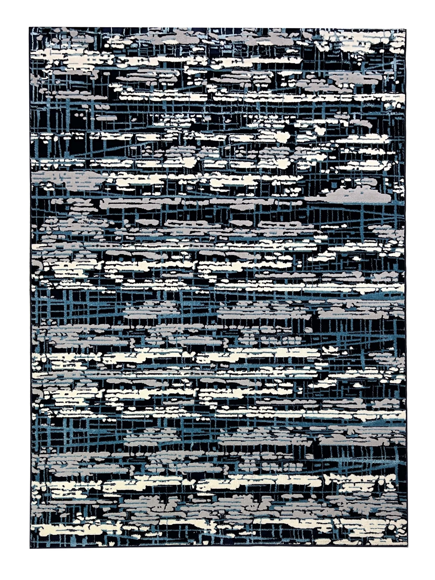 Polyester Silk.(Article-1603-Blue , offwhite)
Size : 6.6 ft width x 9.6 ft length ( 200 cm x 290 cm)