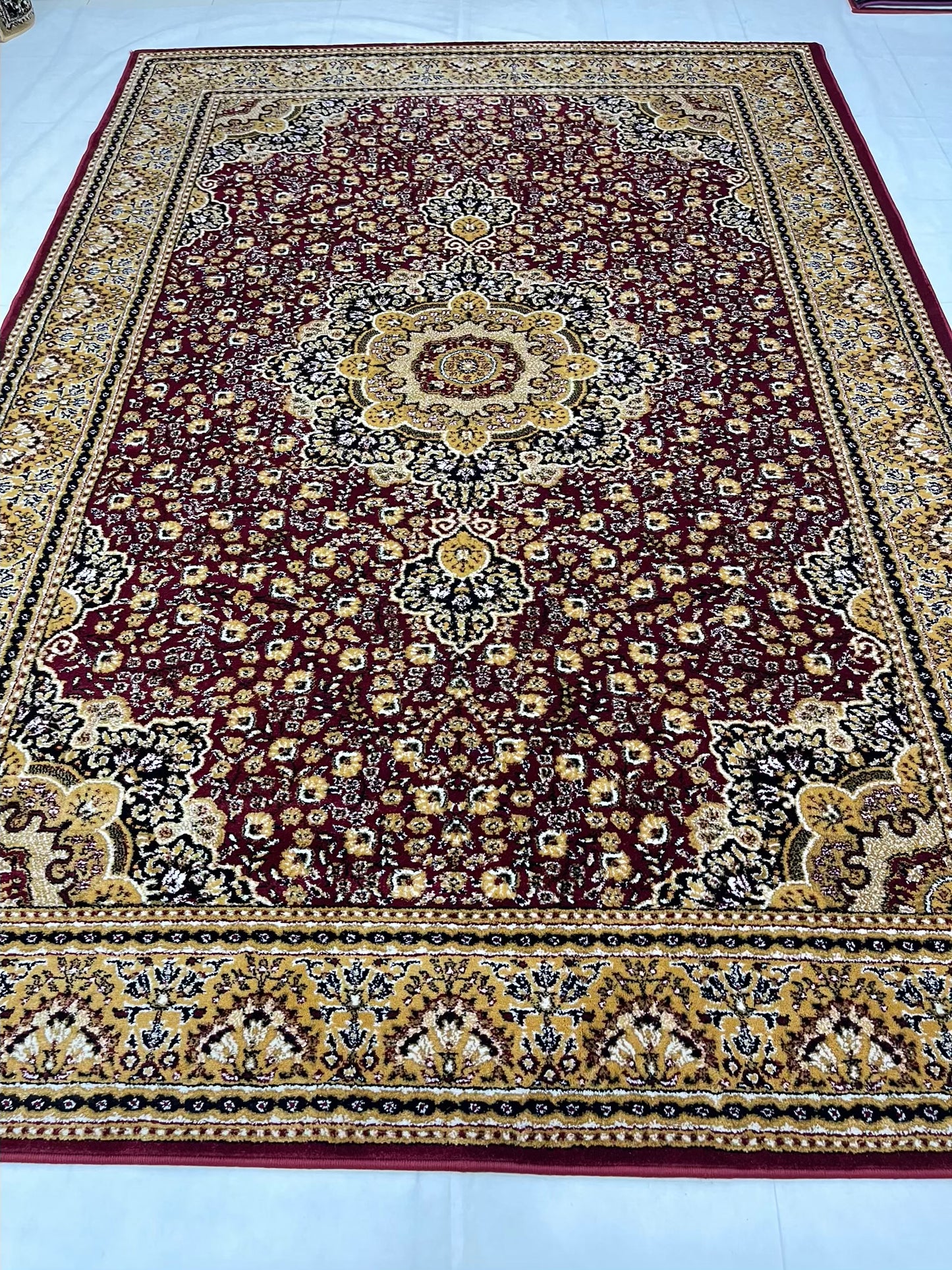 Persian polypropylene Rug,back woven(Article-04-Red)